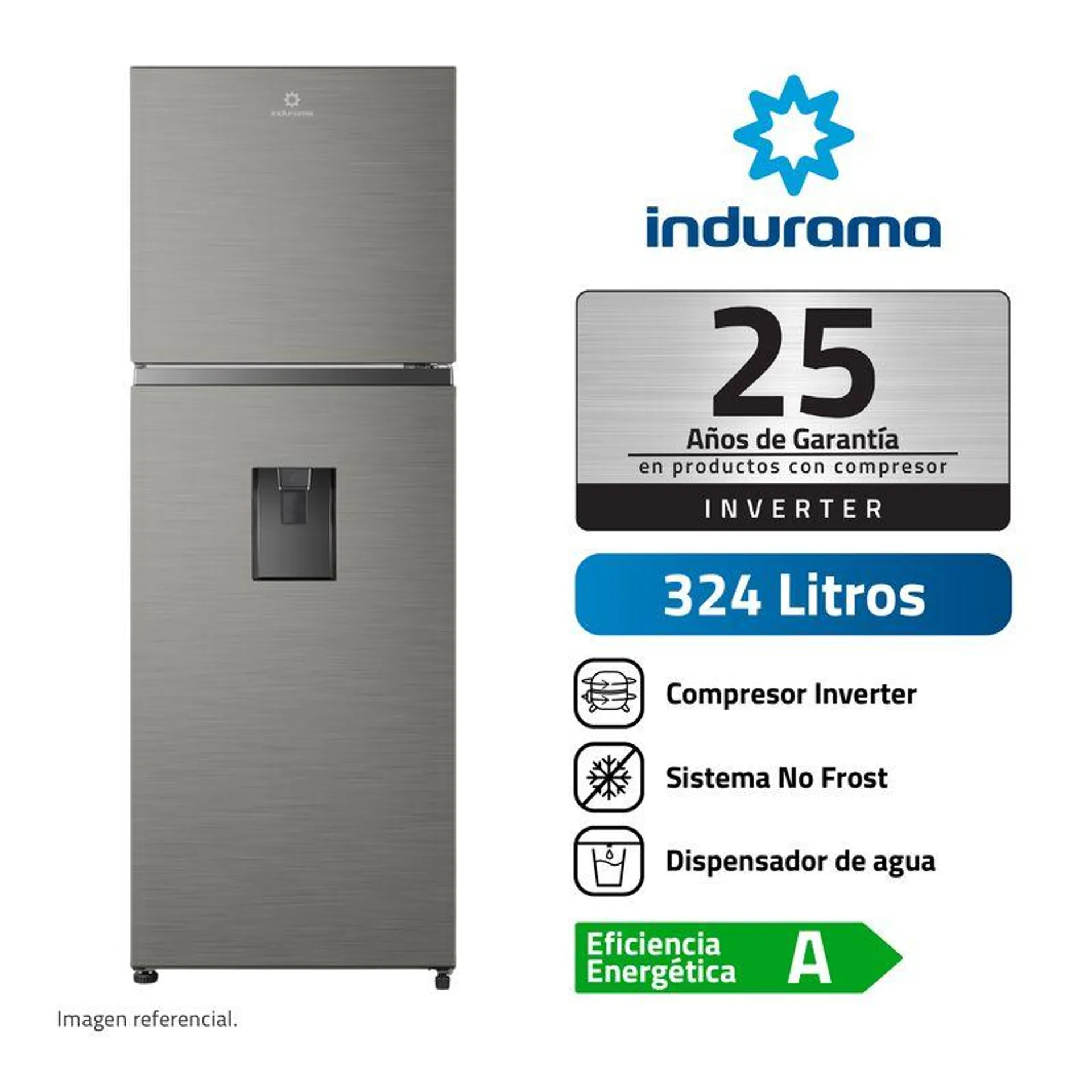 INDURAMA REFRIGERADORA RI-439DI NO FROST