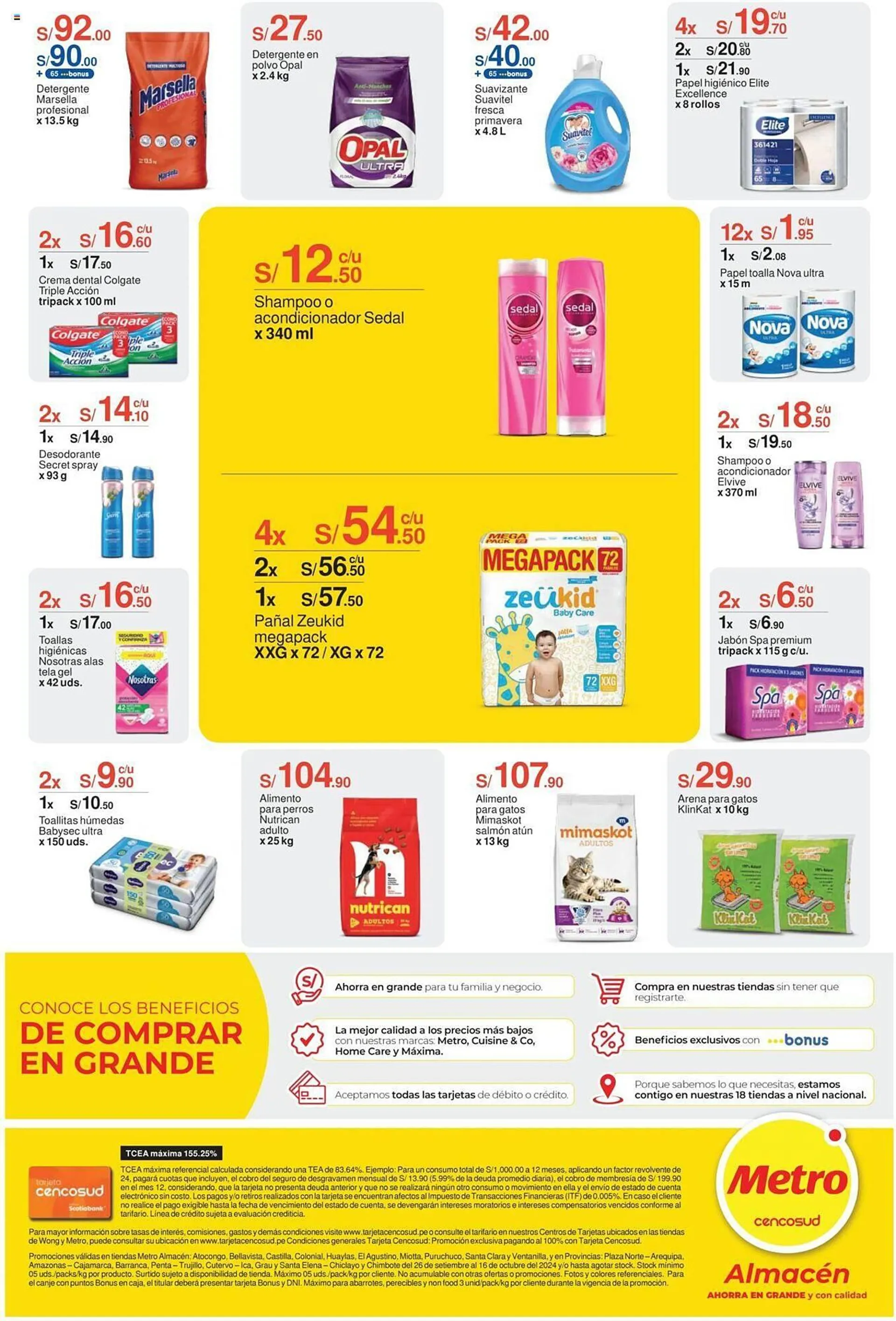 Catalogo de Catálogo Metro 26 de setiembre al 16 de octubre 2024 - Pag 4