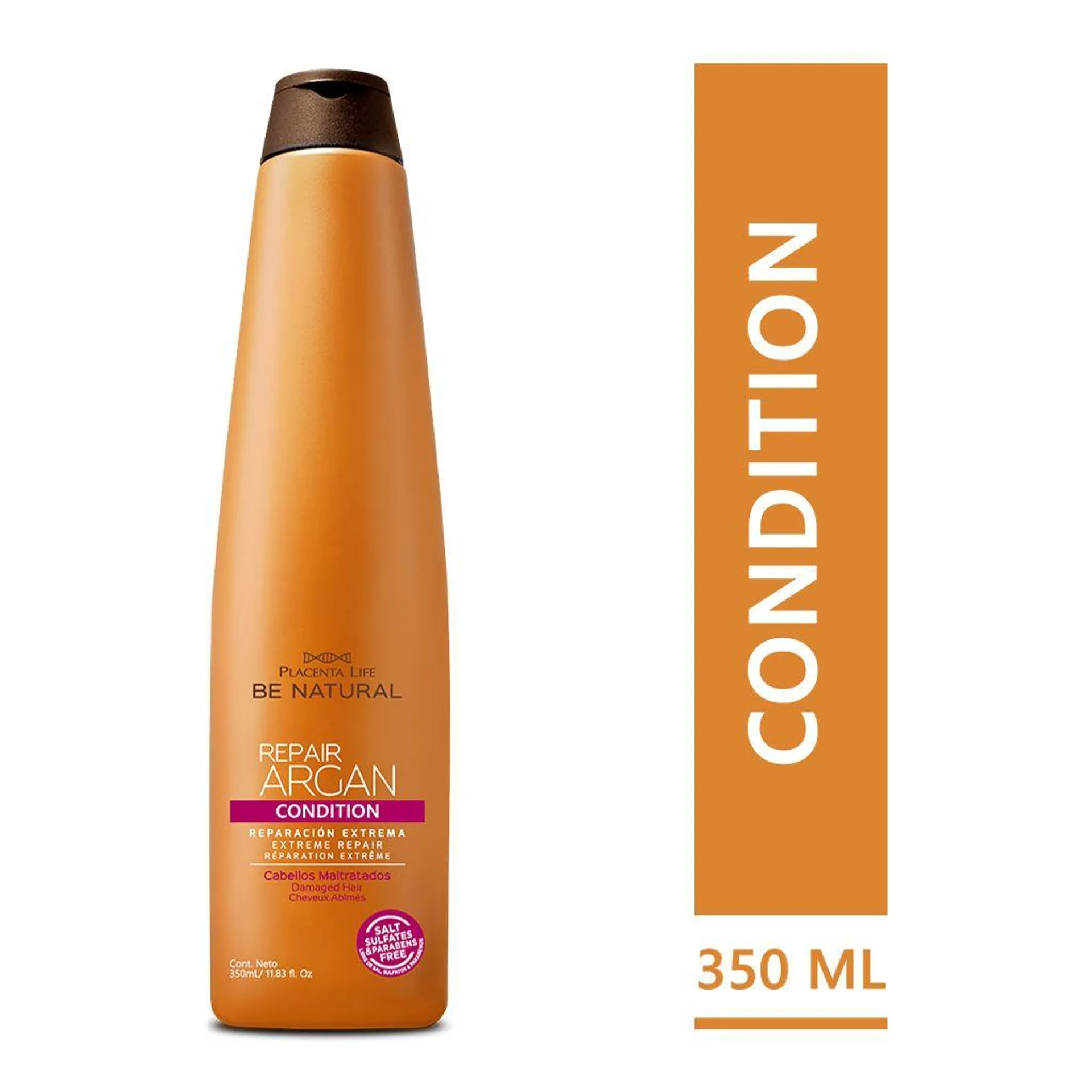 Acondicionador Placenta Be Natural Argán - Frasco 350 ML