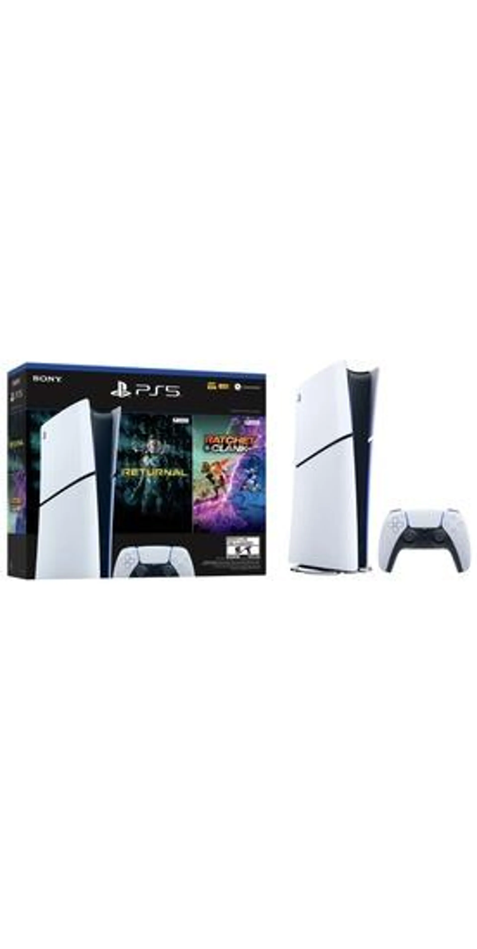 PlayStation 5 Slim Digital 2 Juegos (Returnal + Ratchet&Clank)