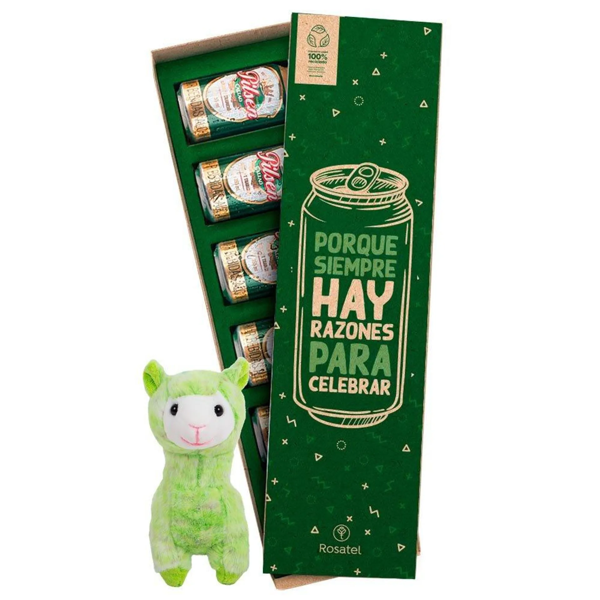 Caja Chelera y Peluche Alpaca