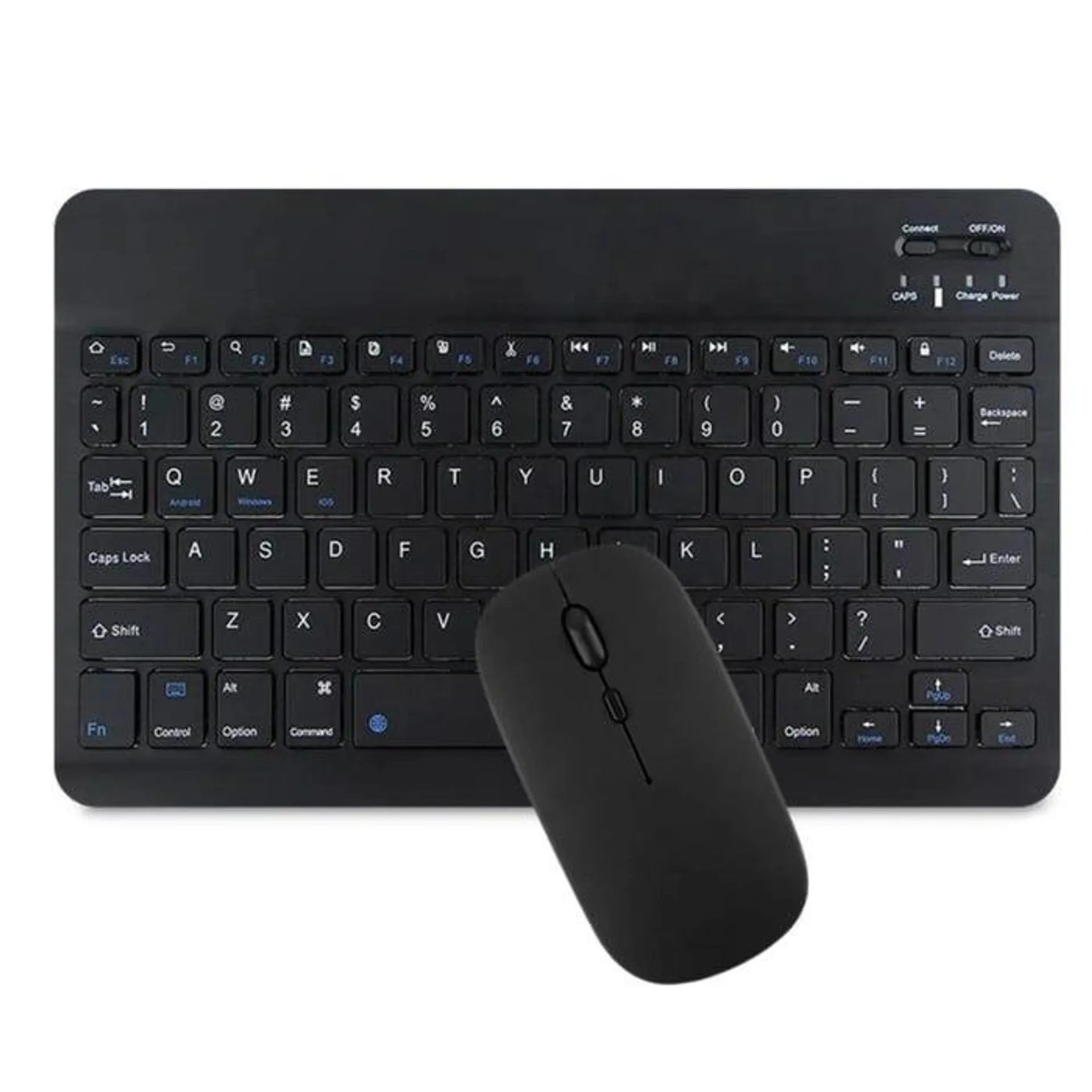 Teclado OEM + Mouse Inalámbrico Negro