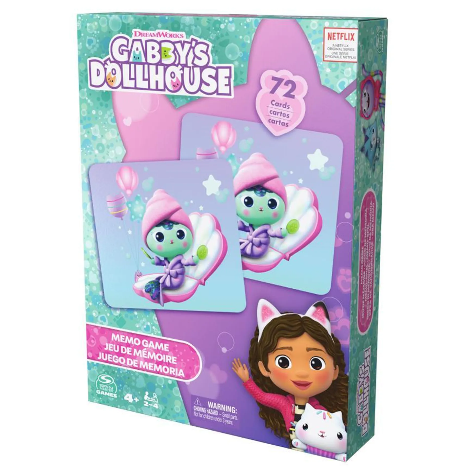 Juego De Memoria Gabby'S Dollhouse