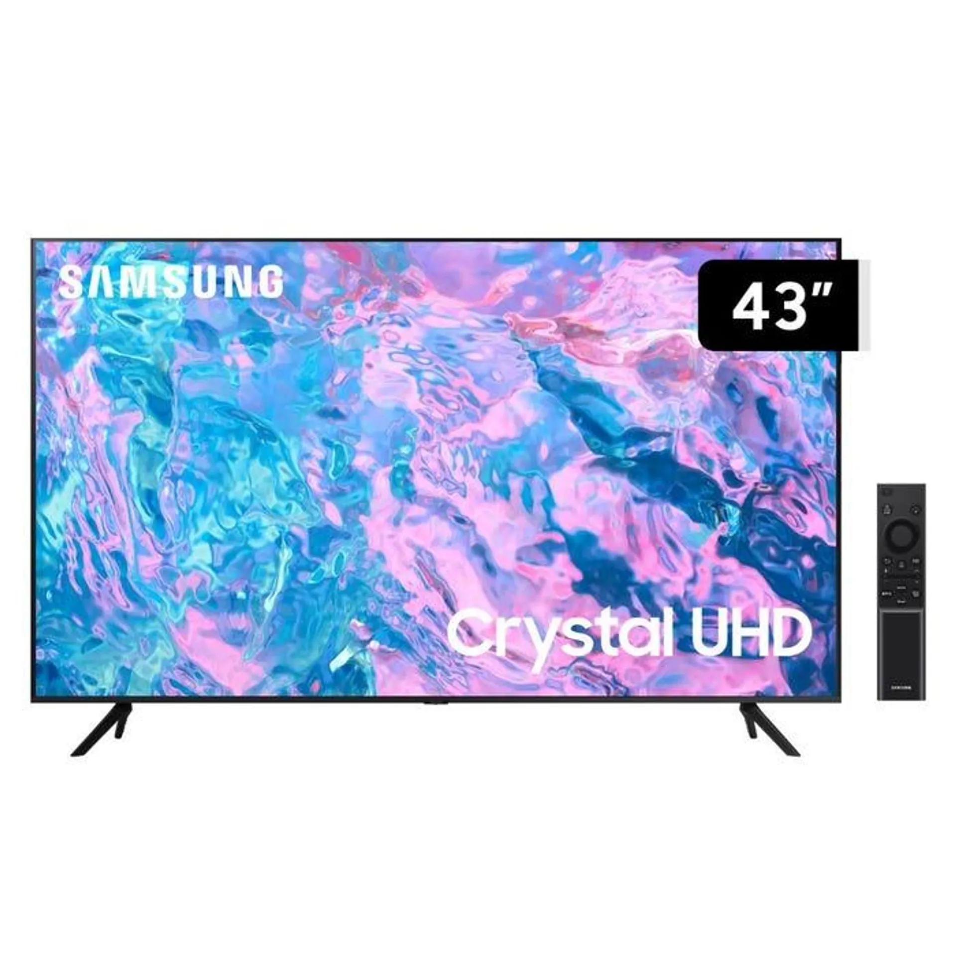 TV Samsung 43" Crystal 4K UHD Smart UN43CU7000