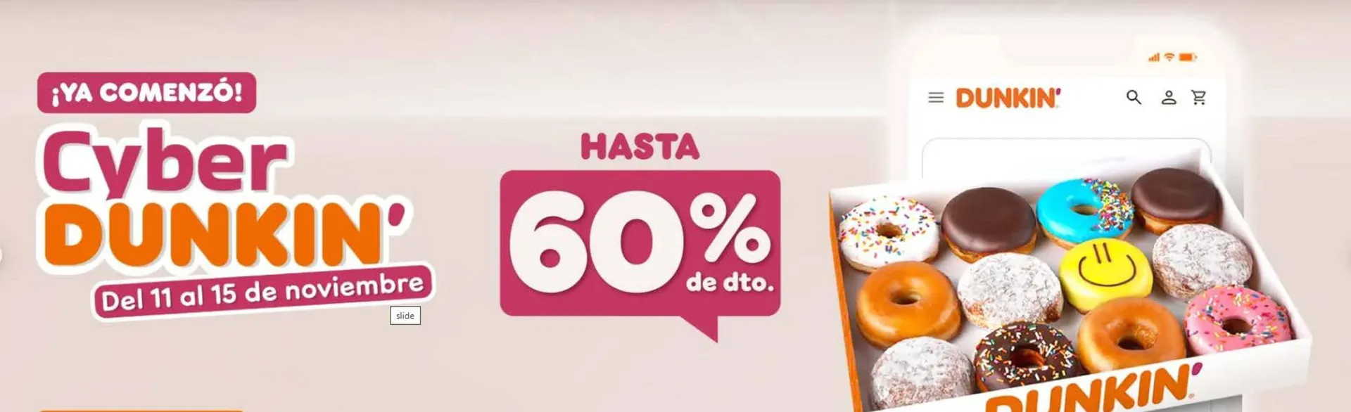 Catálogo Dunkin Donuts - 1