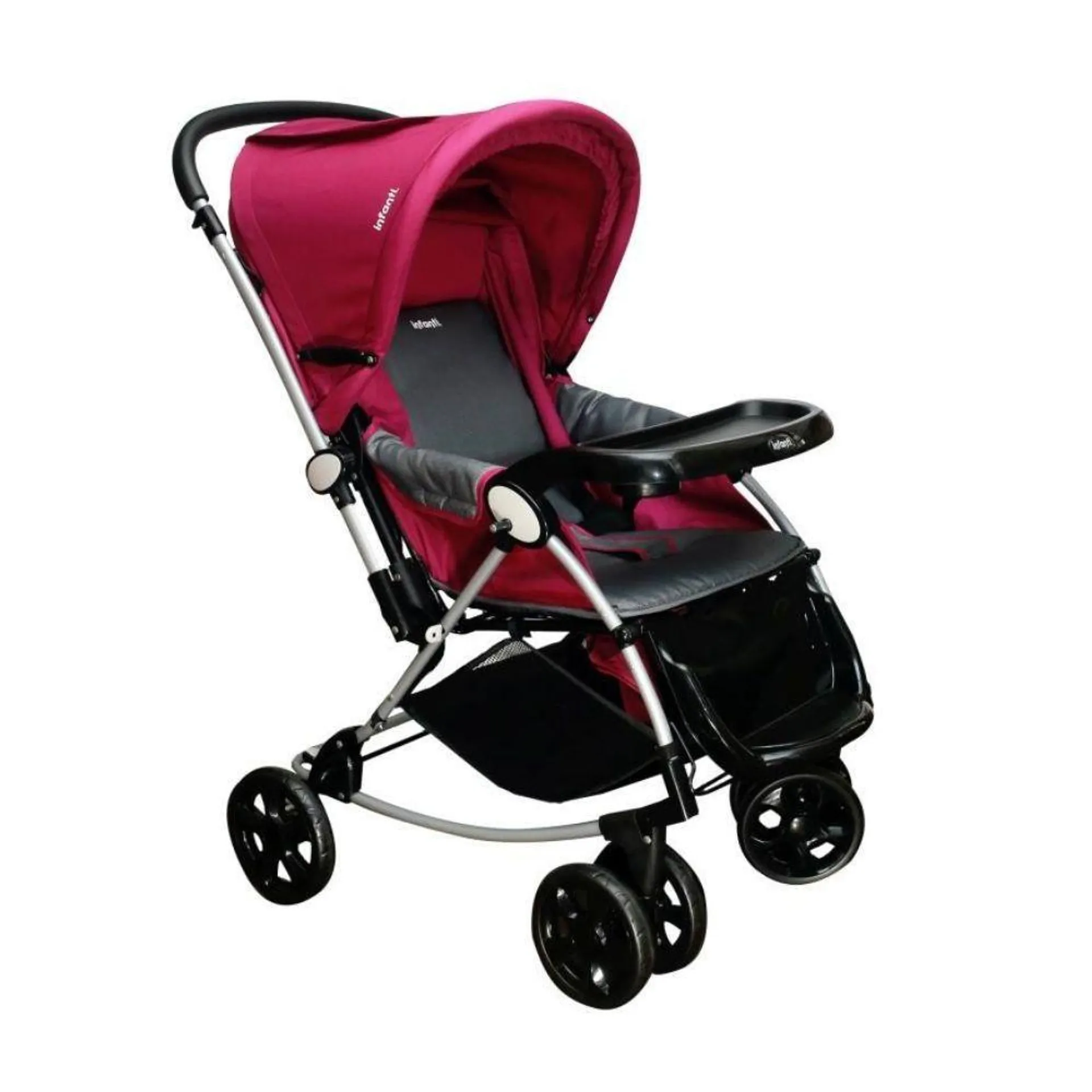 Coche Cuna Para Bebe Genova Rosado A516H