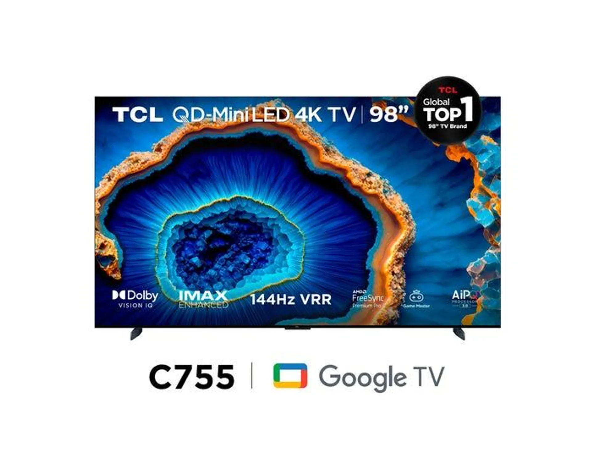 Televisor TCL SMART TV 98" MINI LED 4K UHD 98C755