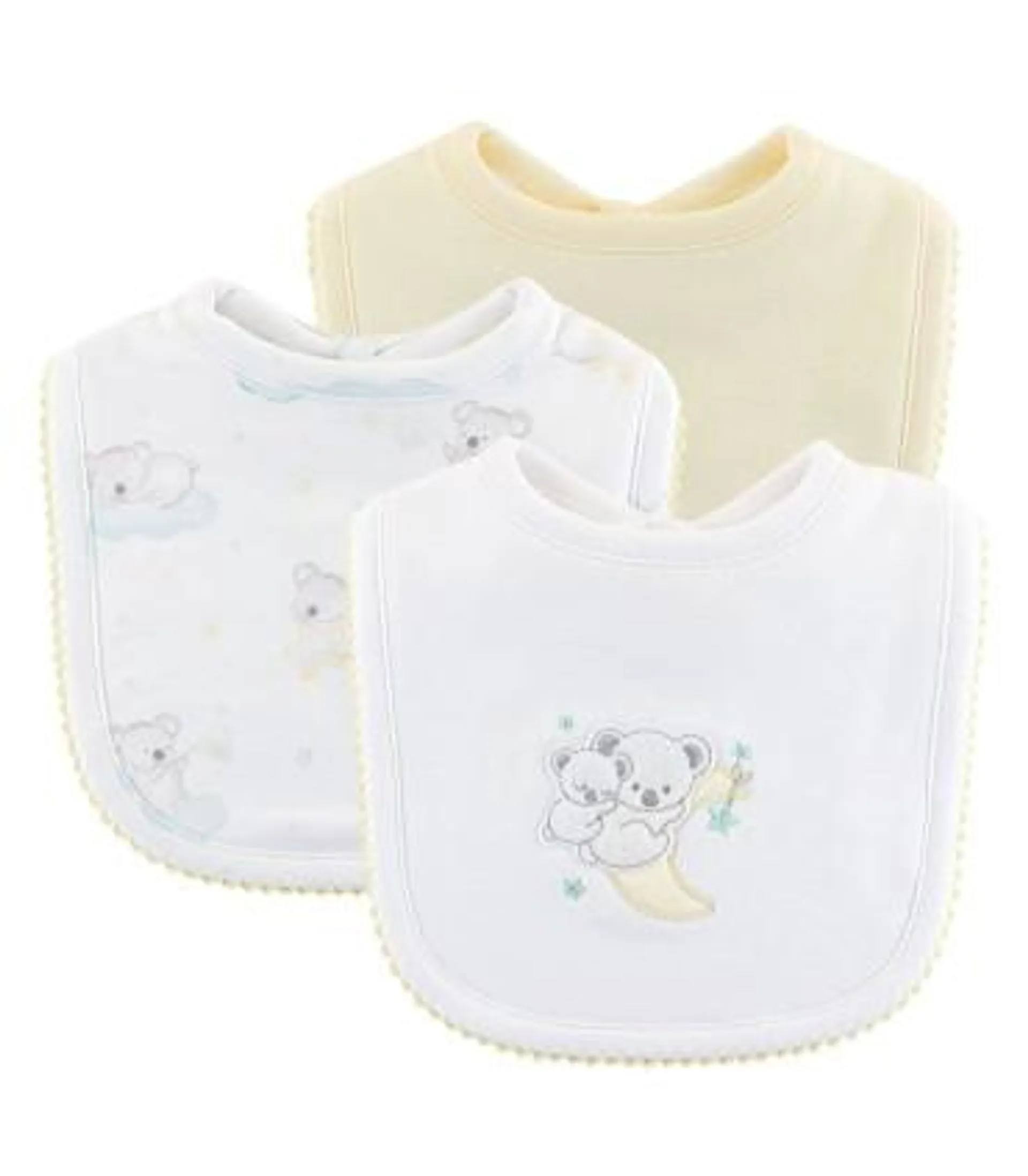 Pack De 3 Baberos De 100% Algodón Pima | Colección Dreamy Koala