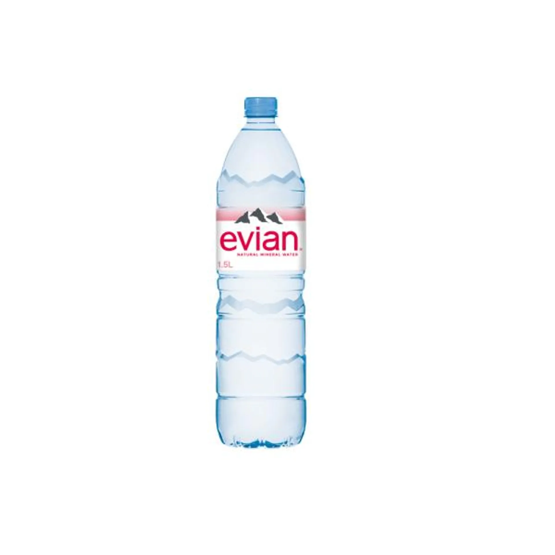 Agua Mineral Evian Sin Gas botella plástico 1.5 Litros