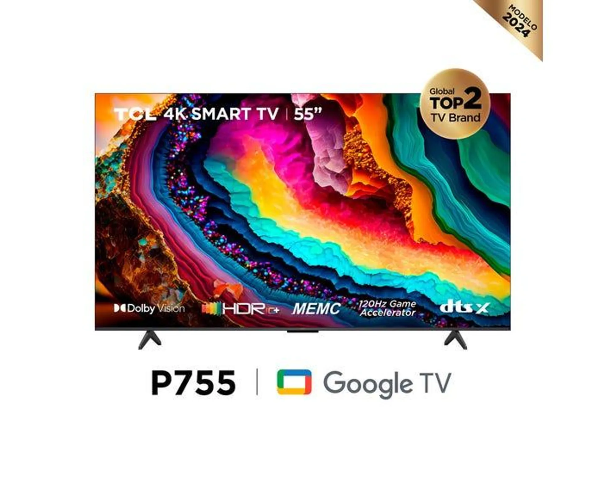 Televisor TCL Smart TV 55" LED 4K UHD 55P755