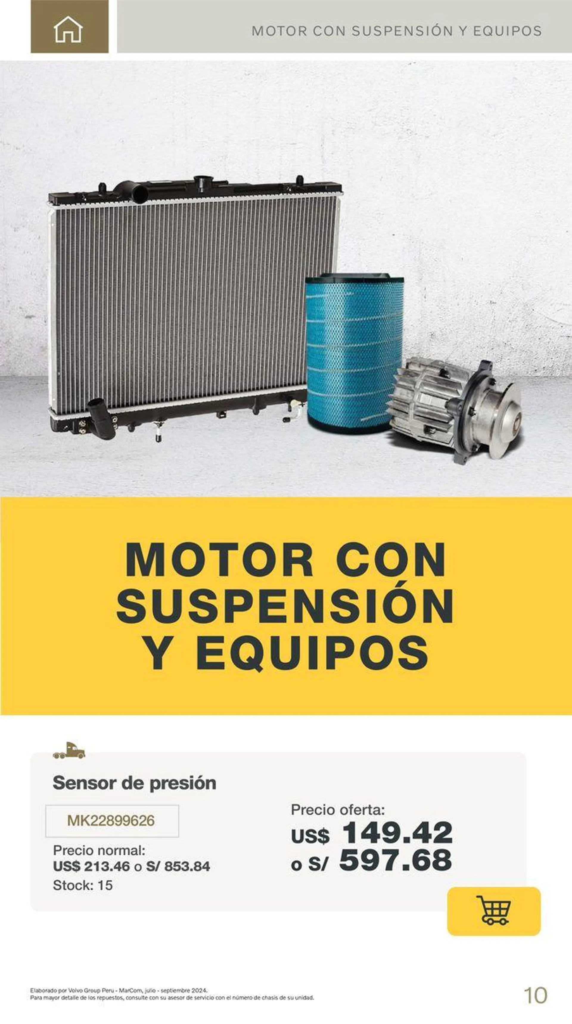 Catalogo de Promociones de repuestos, filtros y lubricantes  10 de julio al 30 de setiembre 2024 - Pag 13