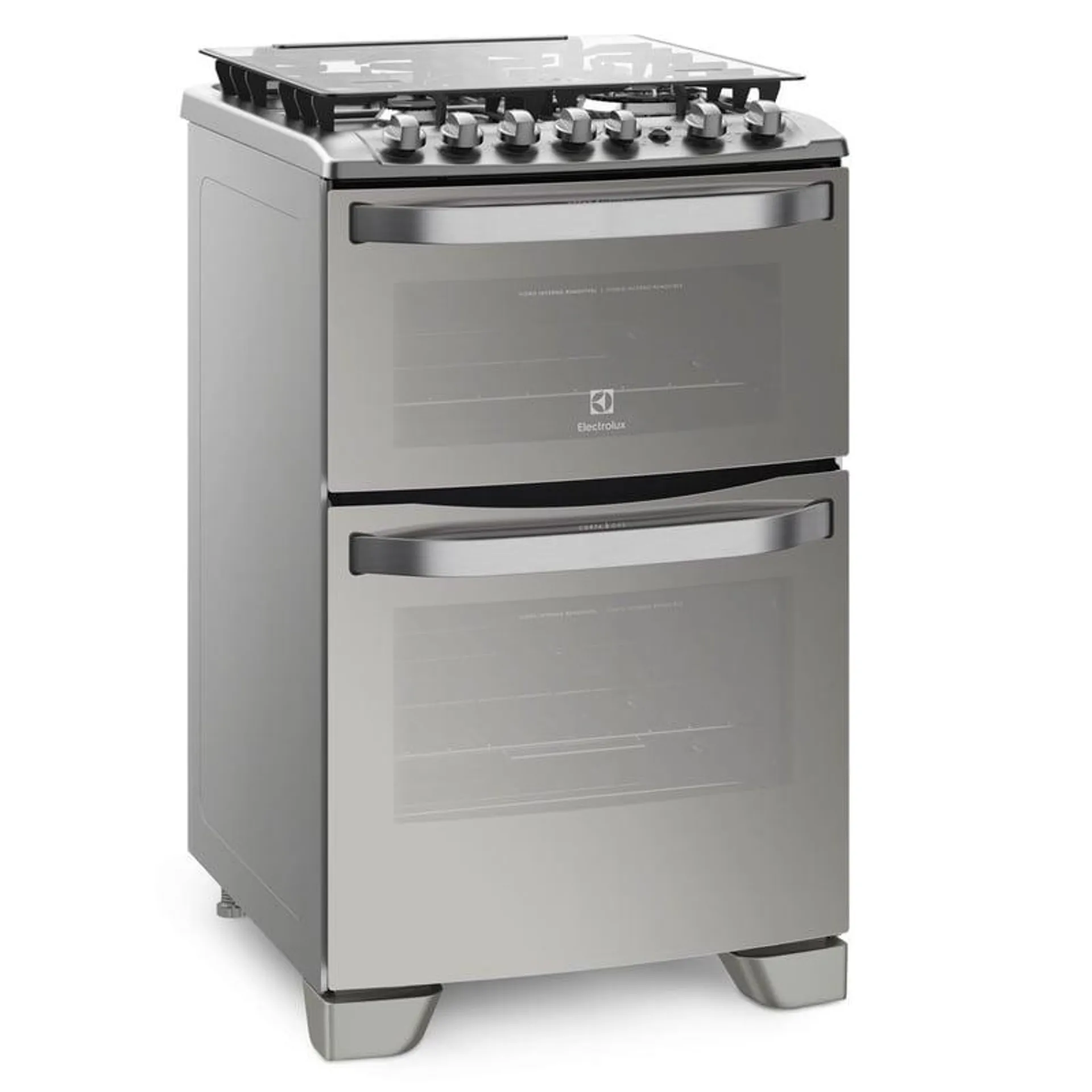 Cocina a Gas 4 Hornillas Doble Horno Digital Electrolux 24' 56DXQ