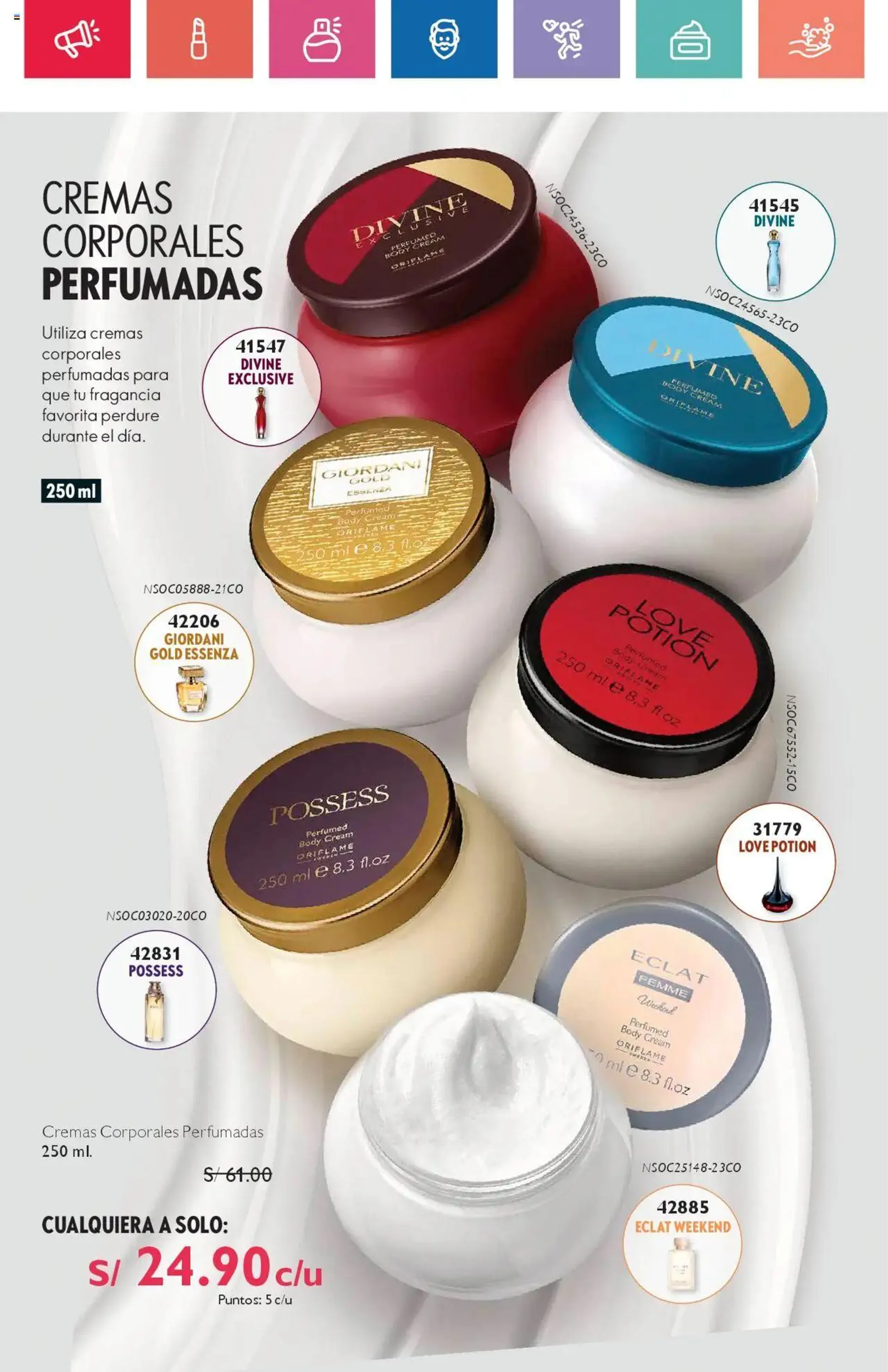 Catalogo de Oriflame - Campaña 14 28 de setiembre al 18 de octubre 2024 - Pag 56