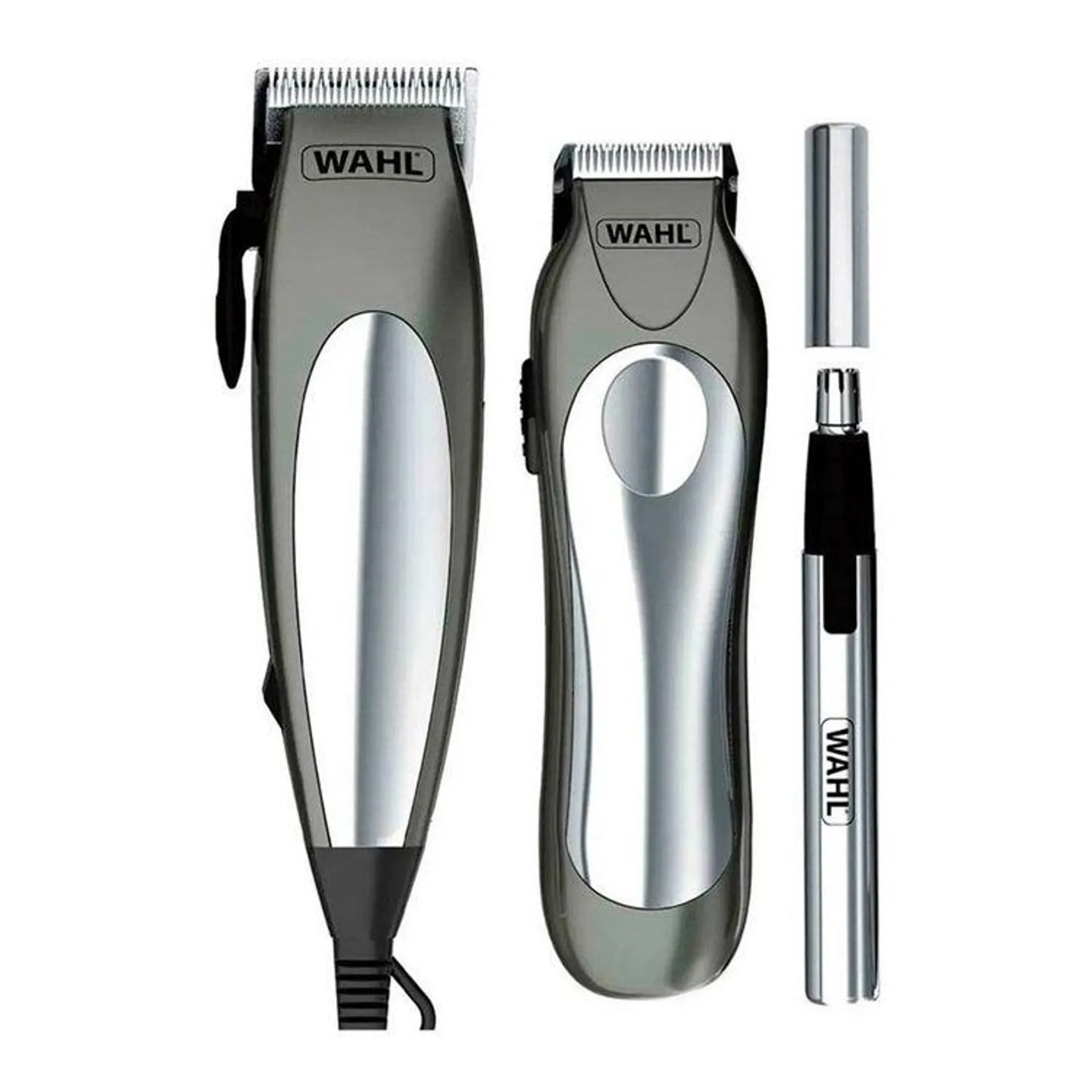 Wahl Kit Recortadoras para Cabello, Retoques, Vello de Nariz y Orejas Deluxe Groom Pro