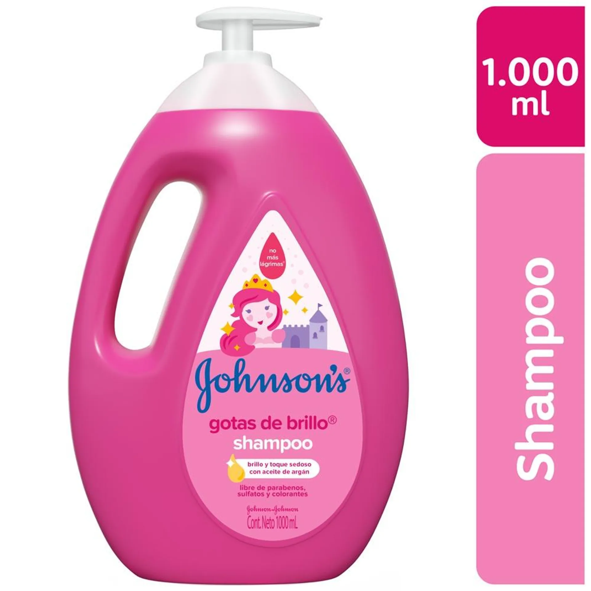 Shampoo para Bebé JOHNSON'S BABY Gotas de Brillo 1L