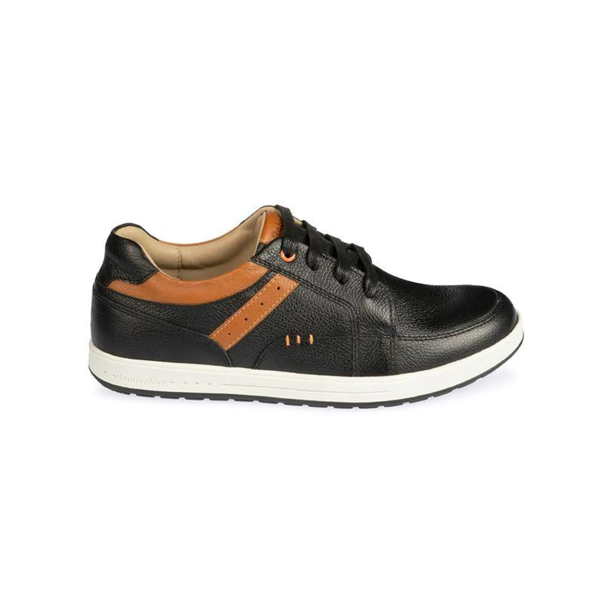 Zapato Derby Casual ANGEL-062 T Negro Rabbit Cuero