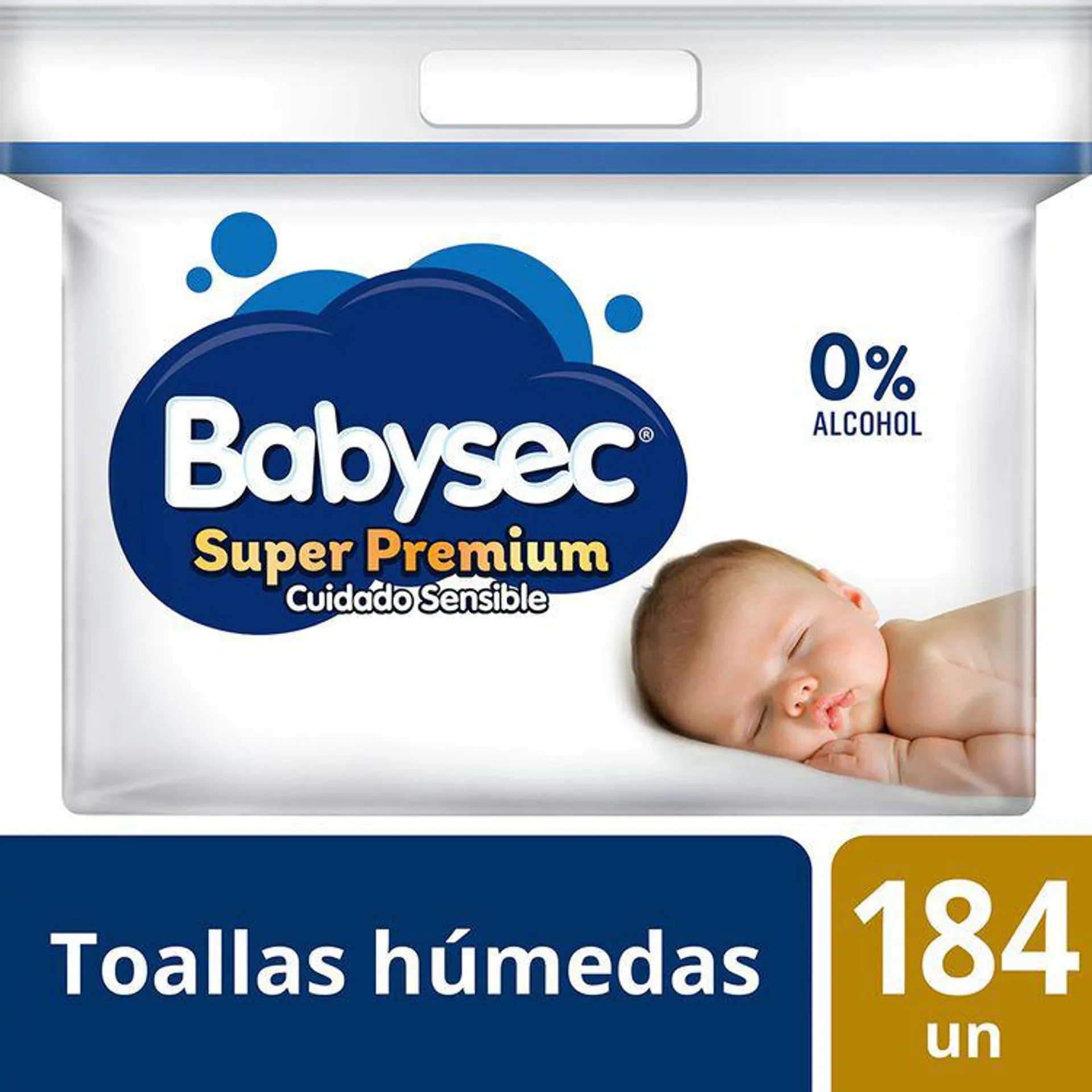 Toallitas Húmedas Babysec Super Premium Paquete 184 Unidades