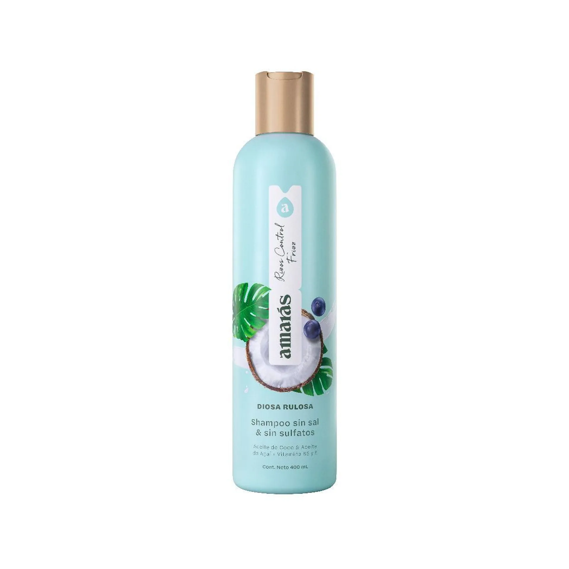 Amarás Shampoo Rizos – Frasco 400 ML