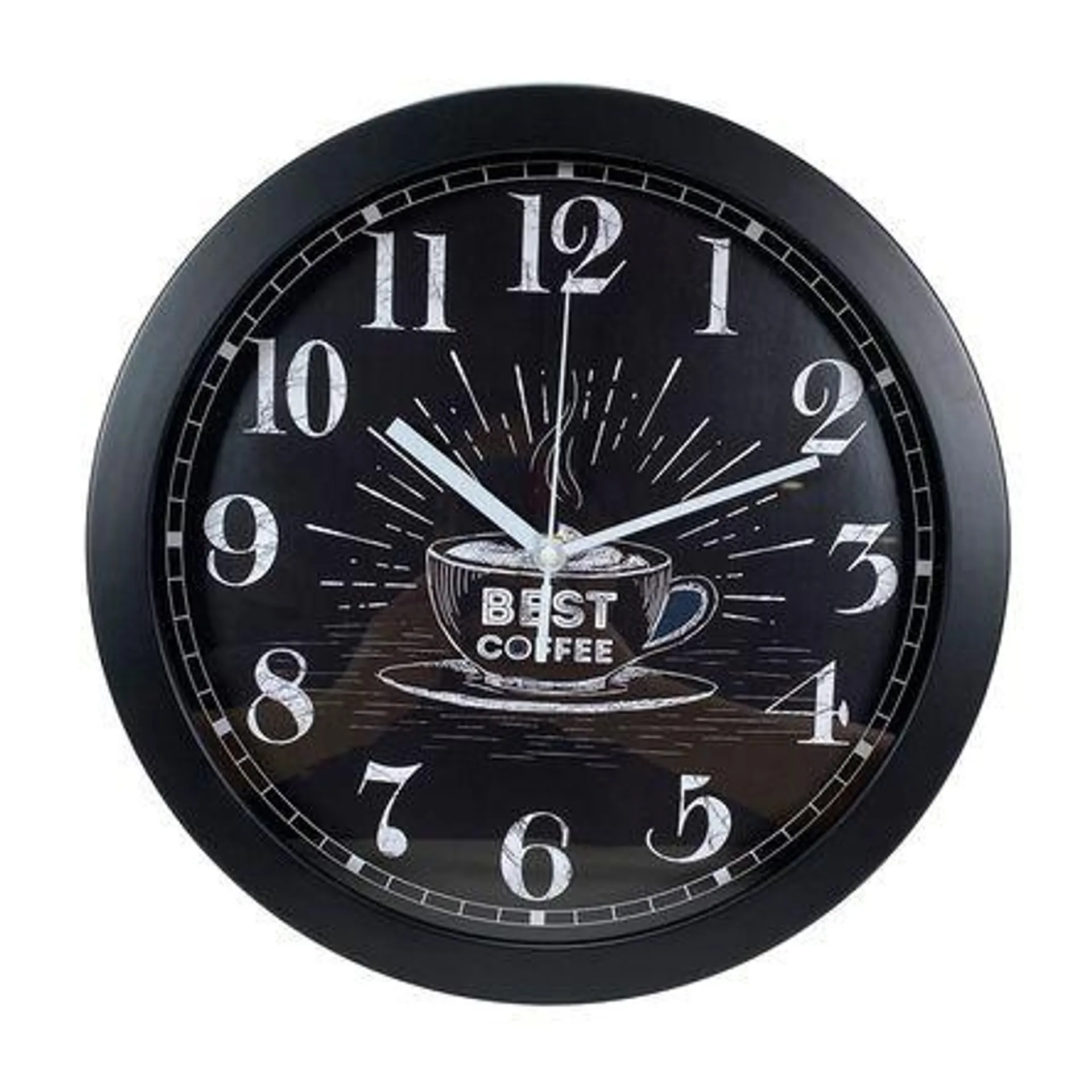 Reloj de pared café 30.5cm Día Orange