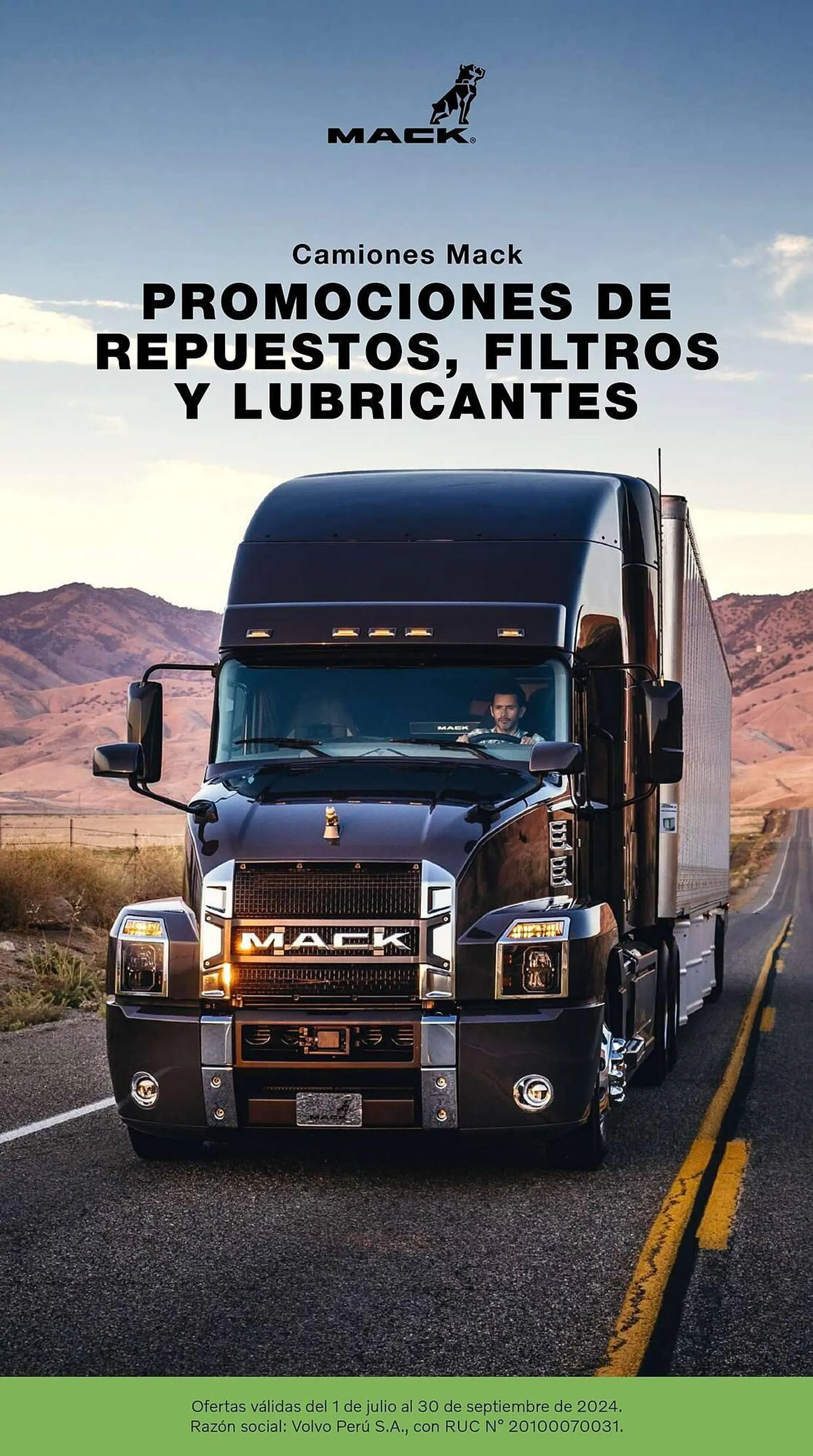 Catalogo de Catálogo Volvo 10 de julio al 30 de setiembre 2024 - Pag 1