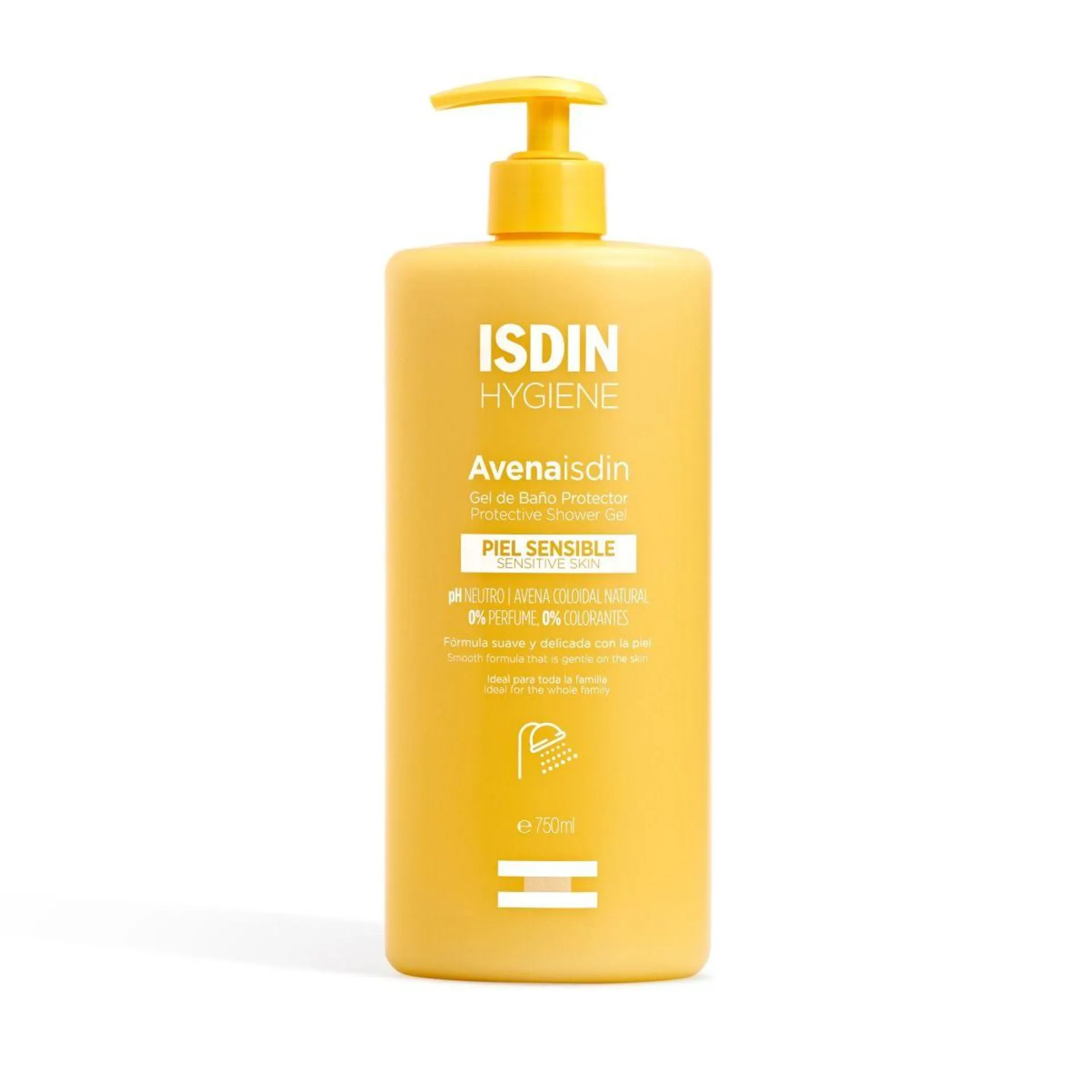 Gel de Baño Protector Isdin Avena Piel Sensible - Frasco 750 Ml