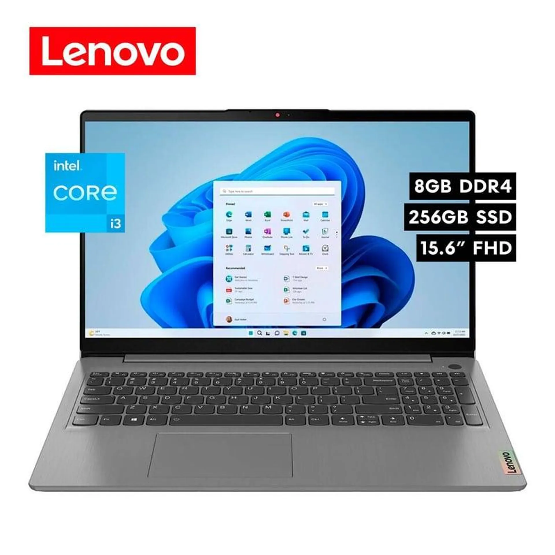 LAPTOP LENOVO V15 G3 IAP Intel Core i3 1215U 8GB DDR4 256GB FREEDOS