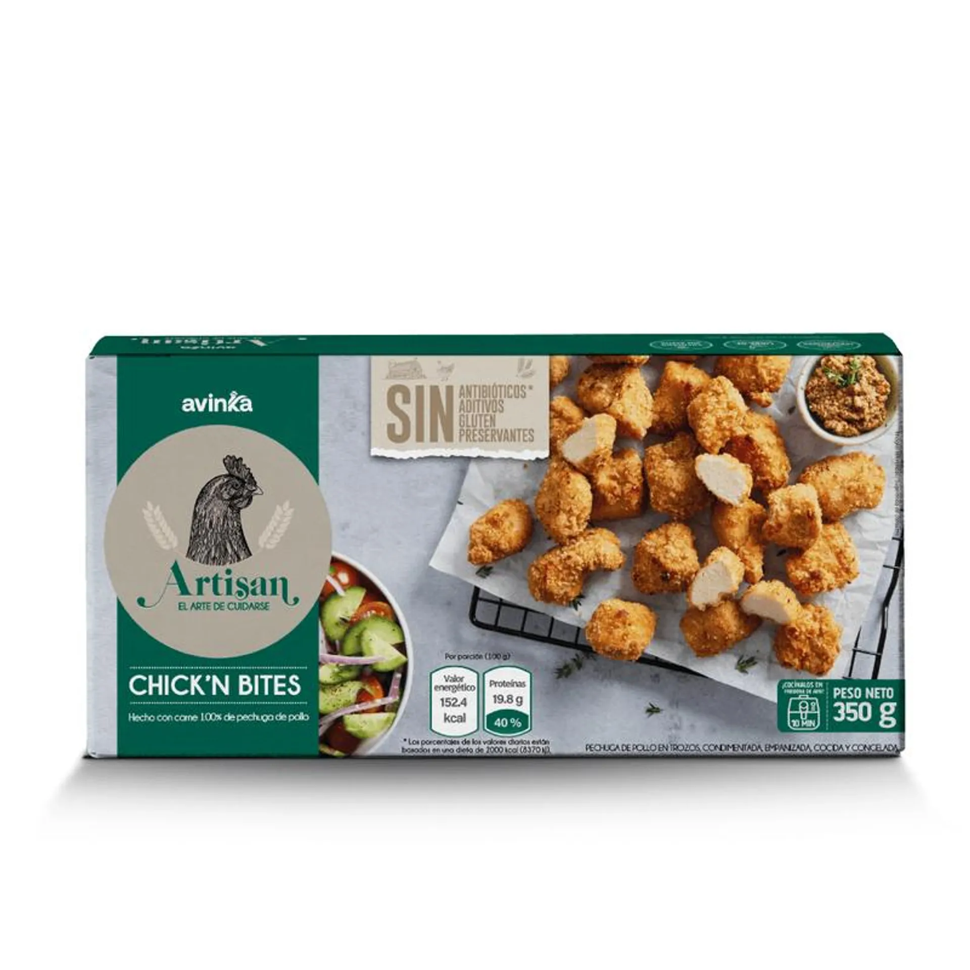 Chick´n bites Artisan x 350 gr.