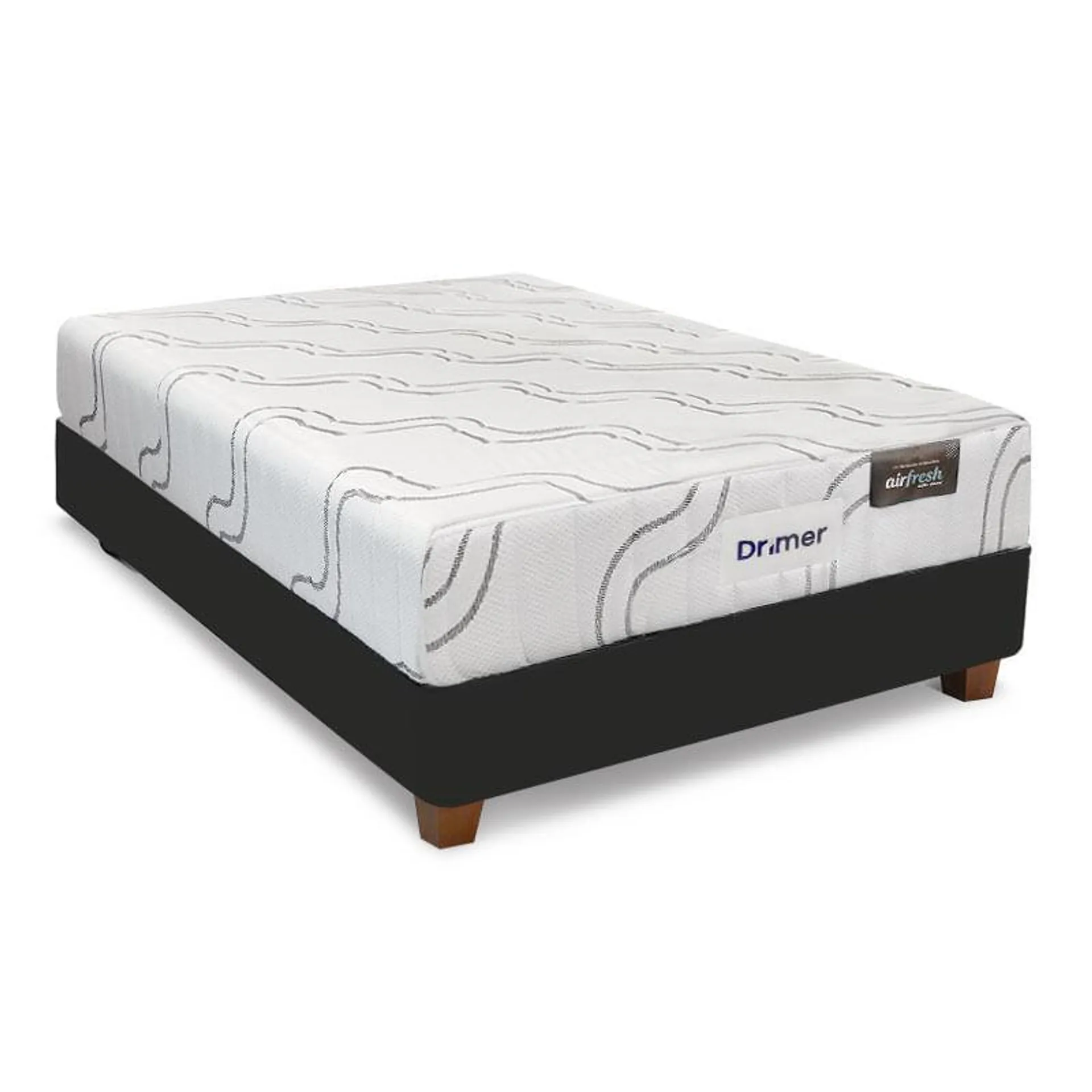 Cama Americana Látex Esencia 1.5 Plazas