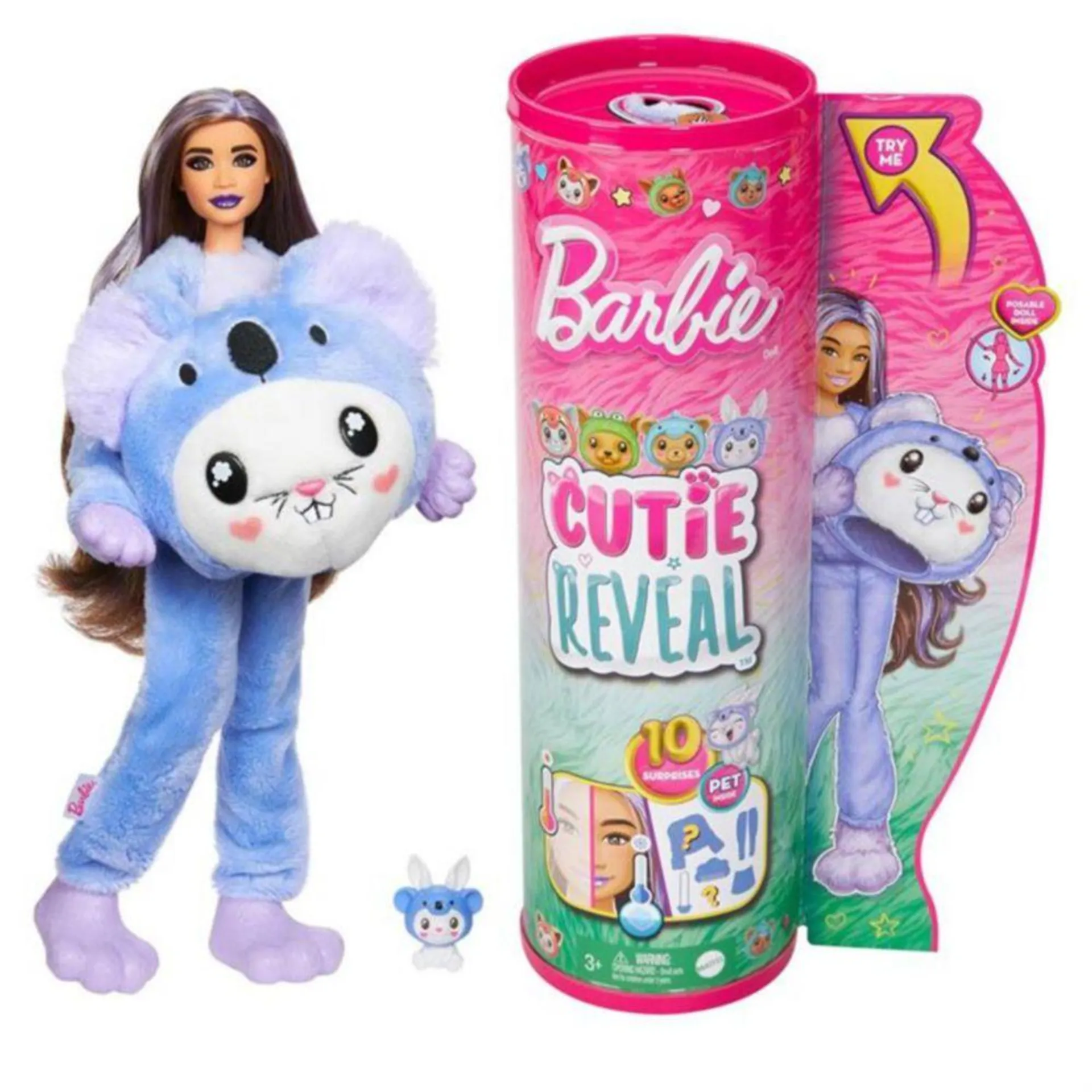 Muñeca Barbie Cutie Reveal Conejito Disfrazado De Koala