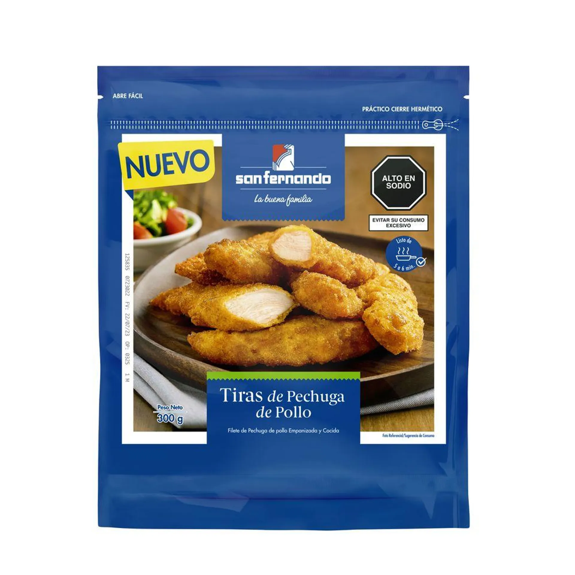 Tiras de Pollo SAN FERNANDO Paquete 300g