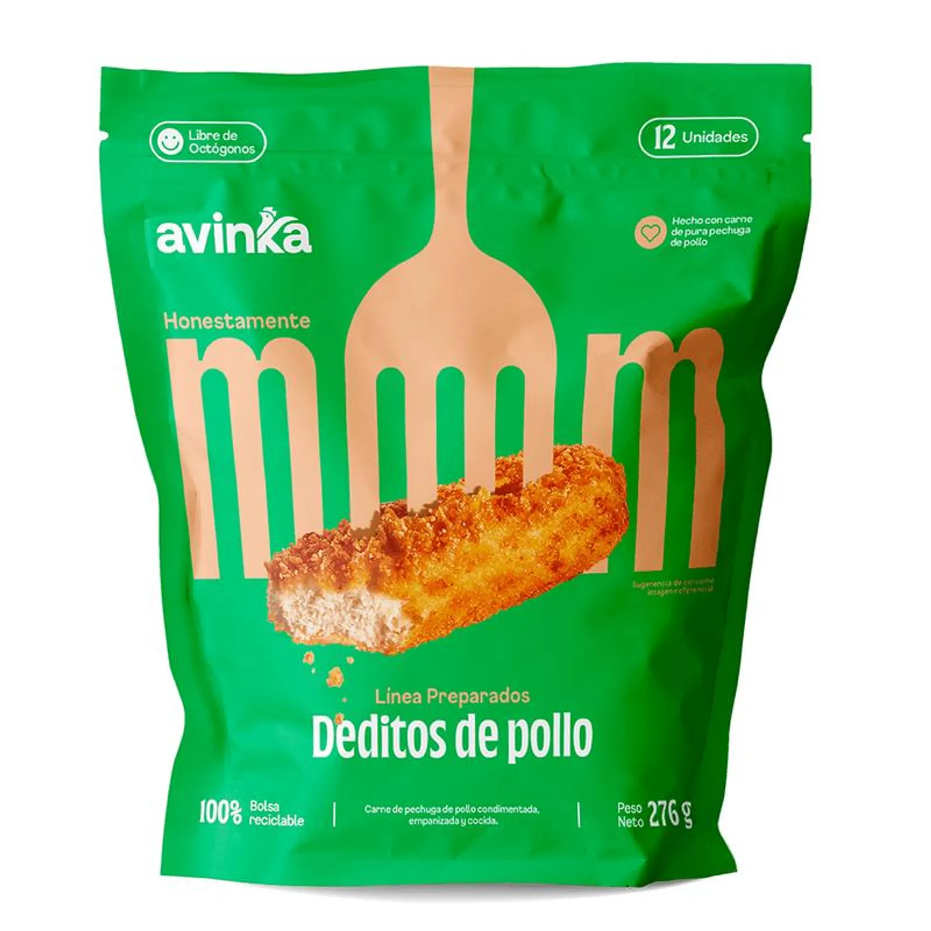 Deditos de pollo x 276 gr.