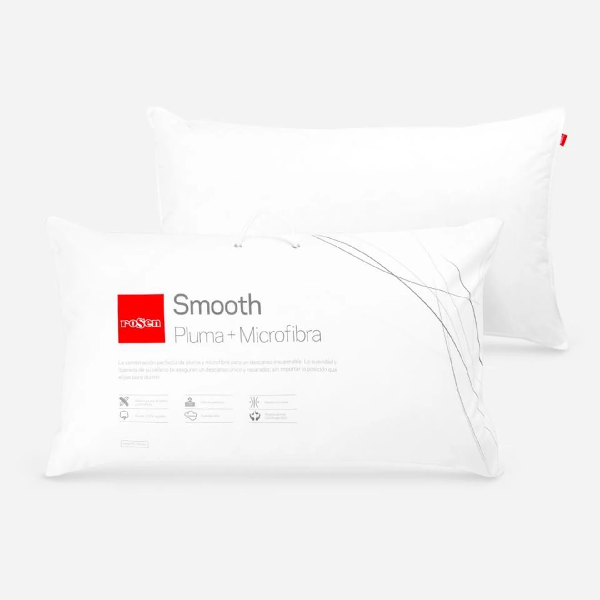 Almohada Pluma y Microfibra New Smooth