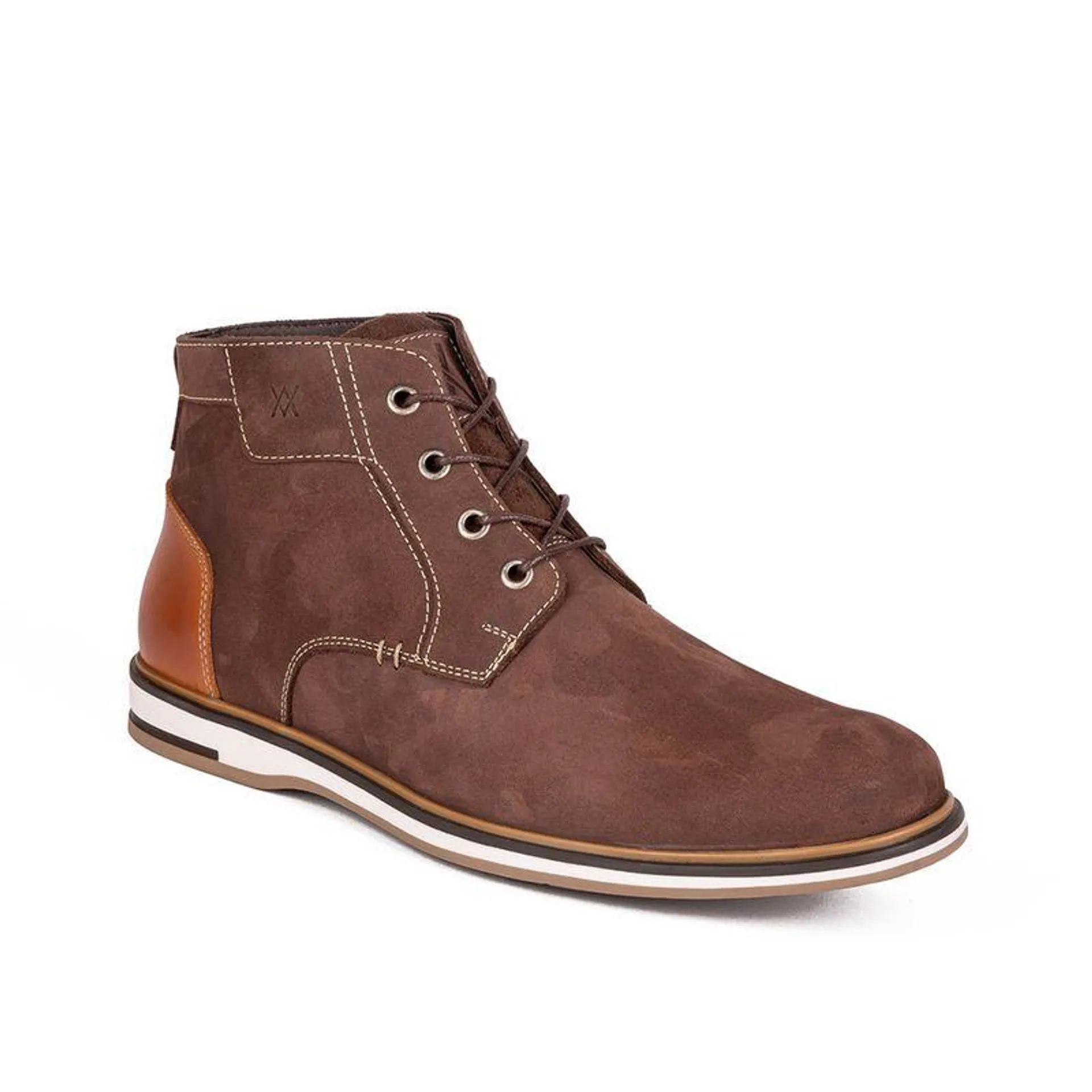 Botin Derby Casual VICTOR-049 Marron Viale Homme Cuero