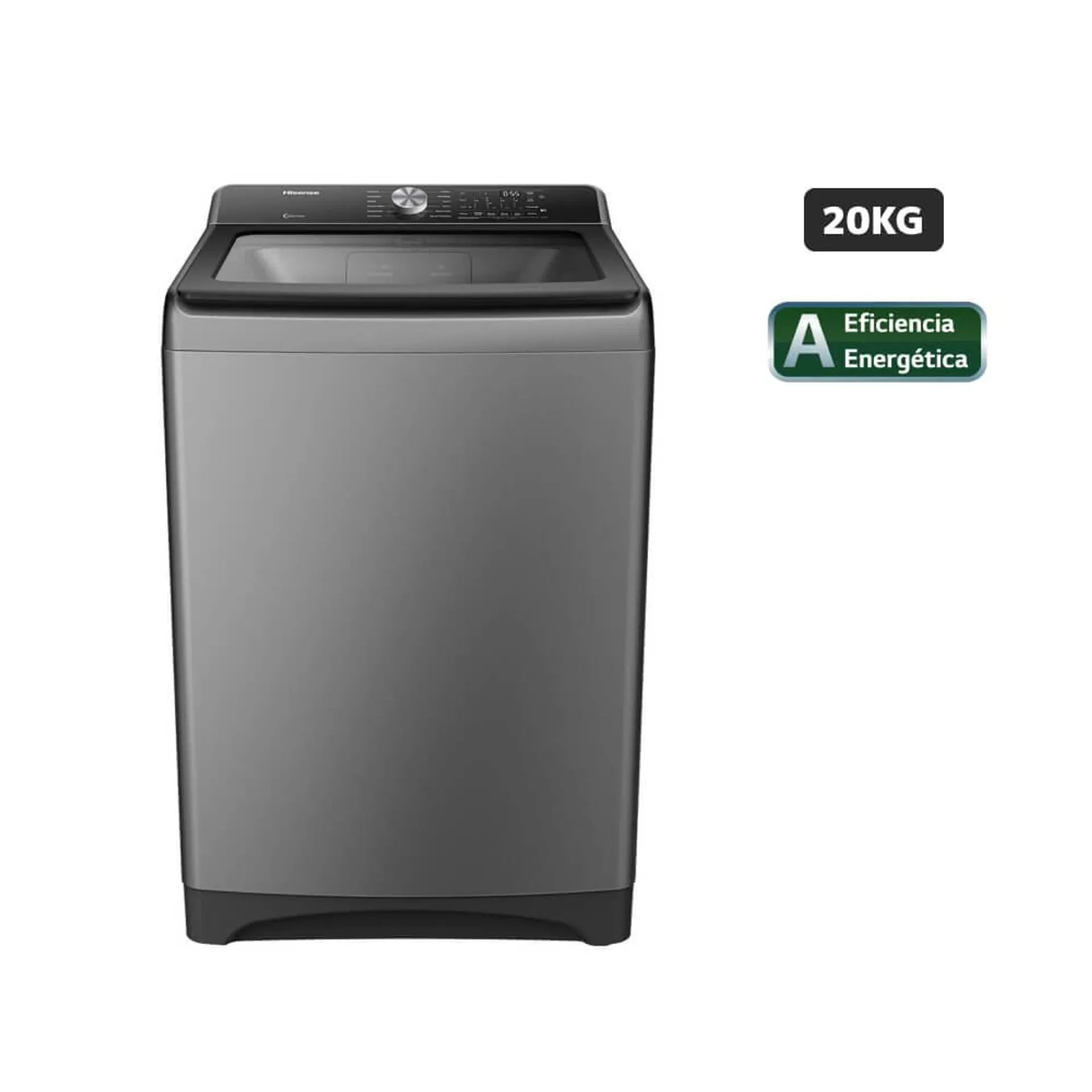 Lavadora HISENSE Carga Superior 20Kg WT3T2023UT Gris