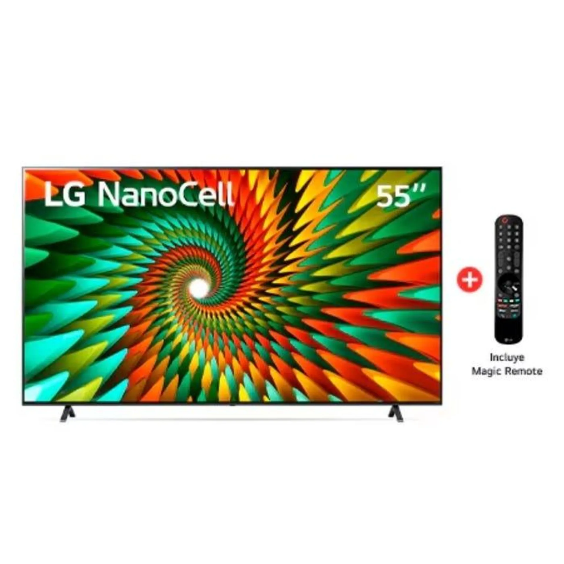 TV LG 55" NanoCell 4K UHD ThinQ AI WebOS NANO77