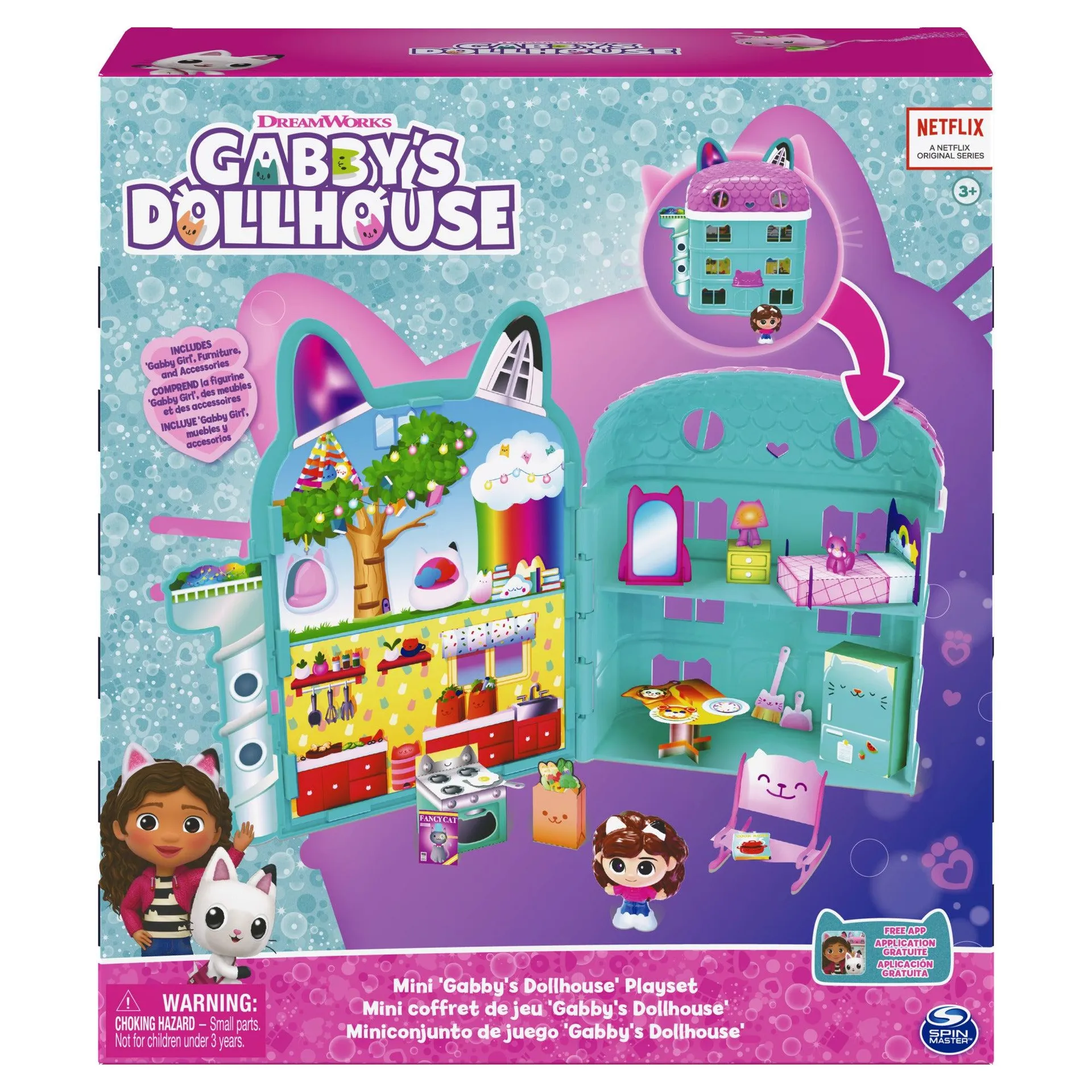 GABBY'S DOLLHOUSE SET DE JUEGO PEQUEÑA CASA DE GABBYS DOLLHOUSE