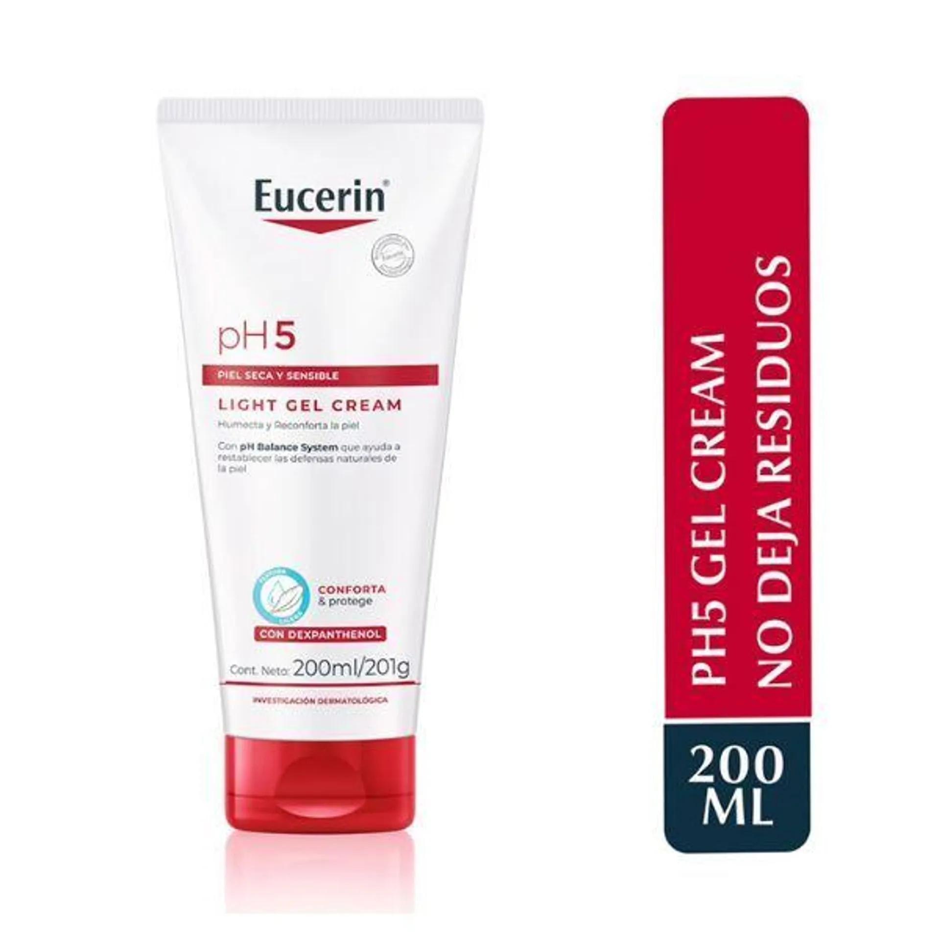 Eucerin pH5 Gel Crema Ligera Piel Seca y Sensible - Frasco 200 Ml