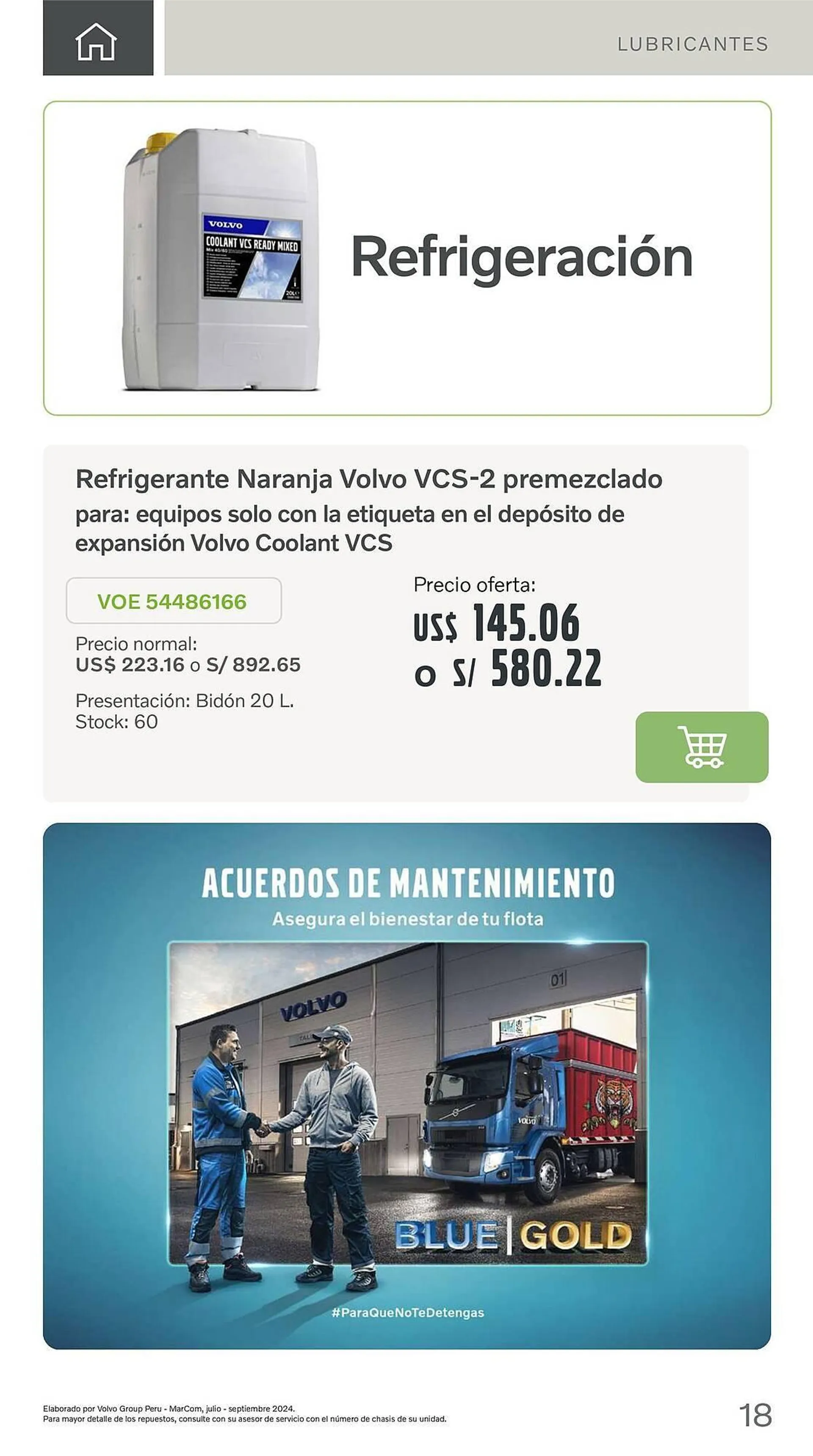 Catalogo de Catálogo Volvo 10 de julio al 30 de setiembre 2024 - Pag 18