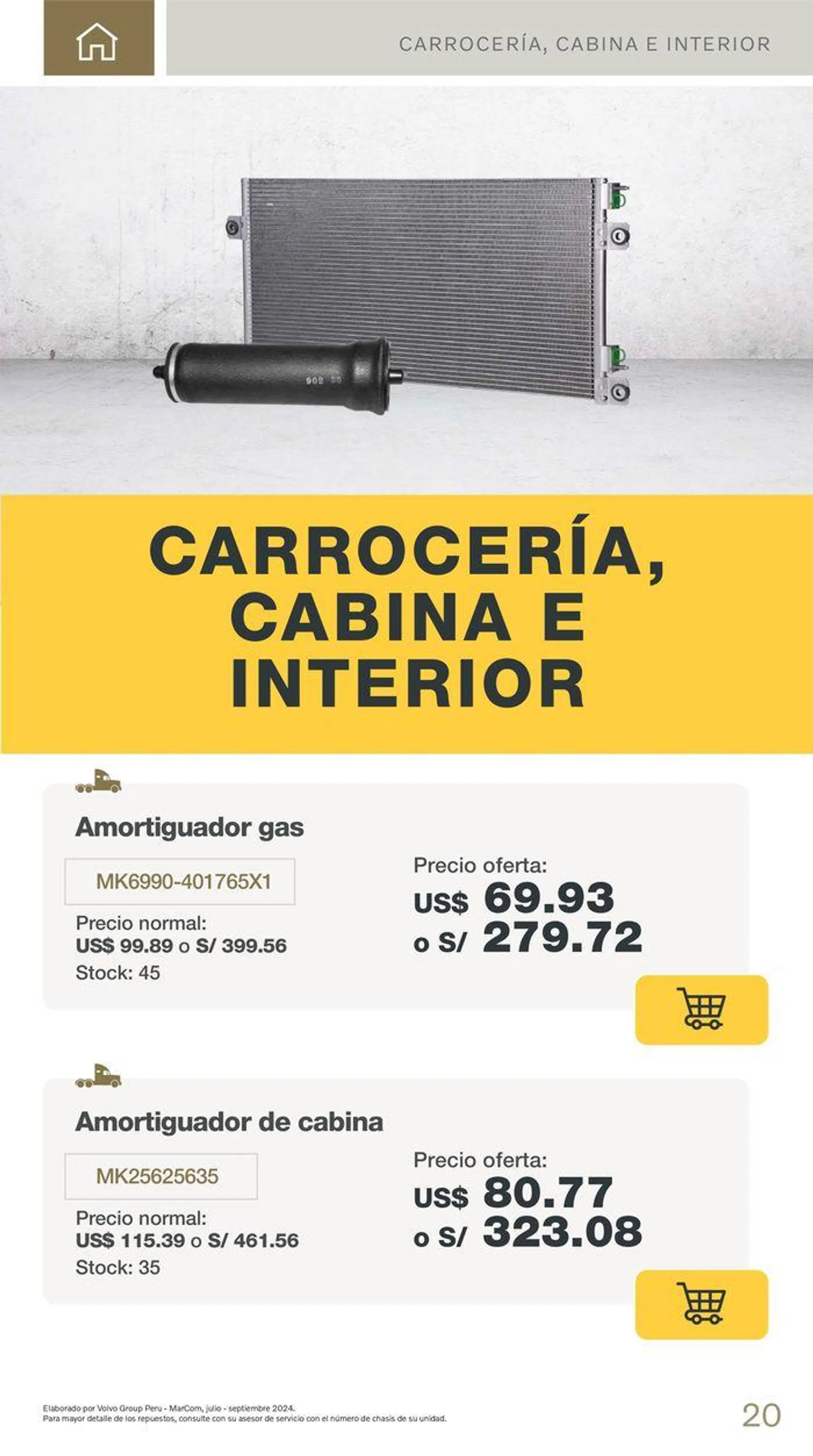 Catalogo de Promociones de repuestos, filtros y lubricantes  10 de julio al 30 de setiembre 2024 - Pag 23