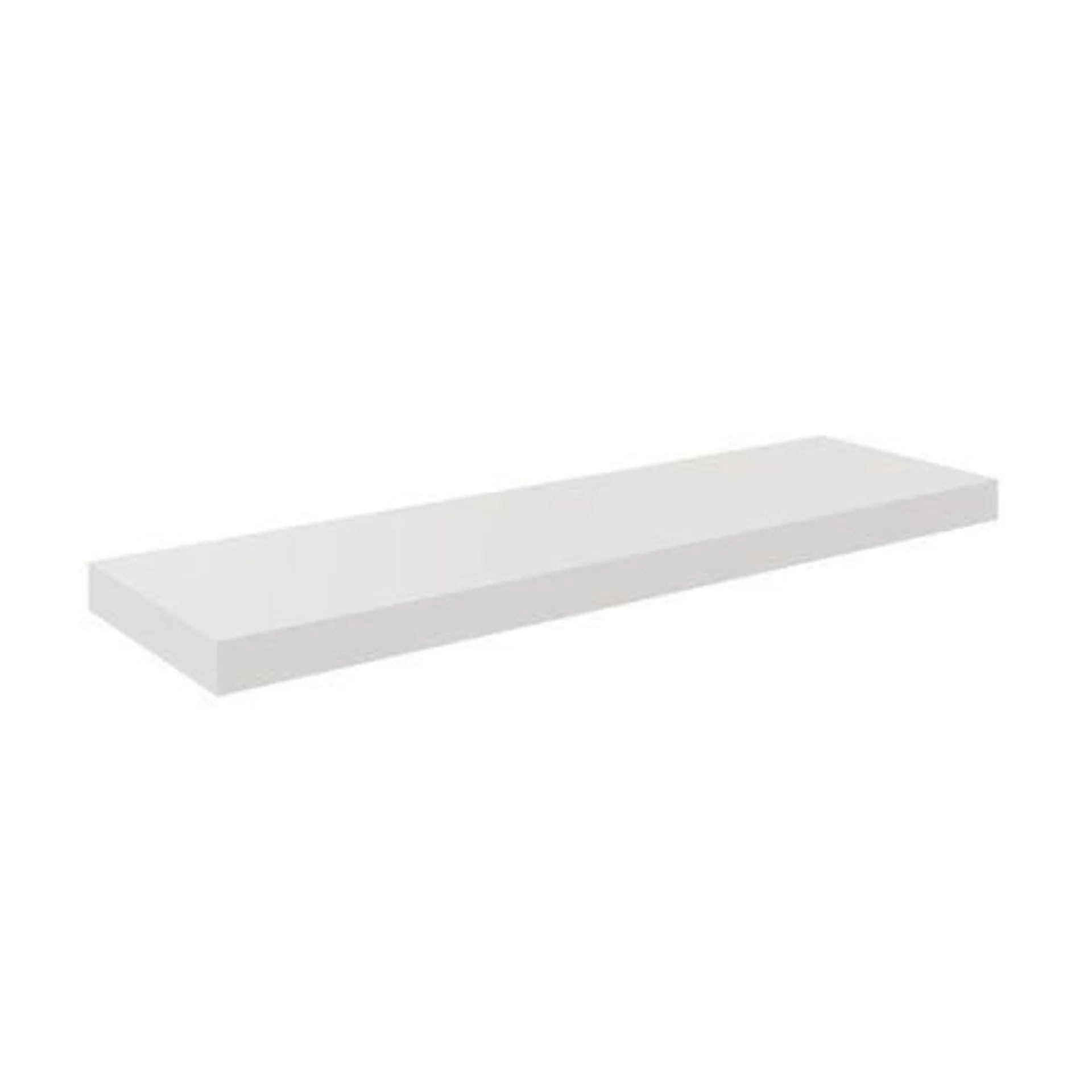 Repisa flotante 80x23.5 color Blanco Spaceo