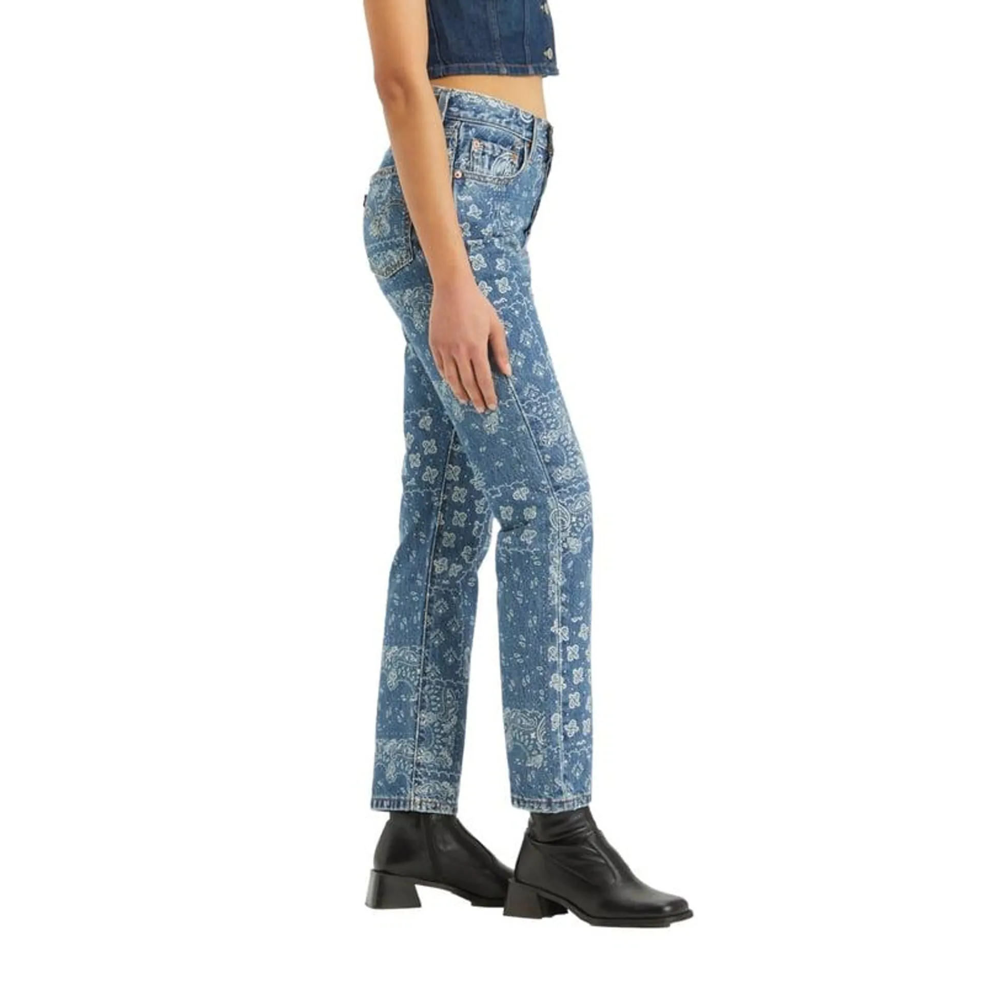 Jeans Mujer 501 Azul Levis