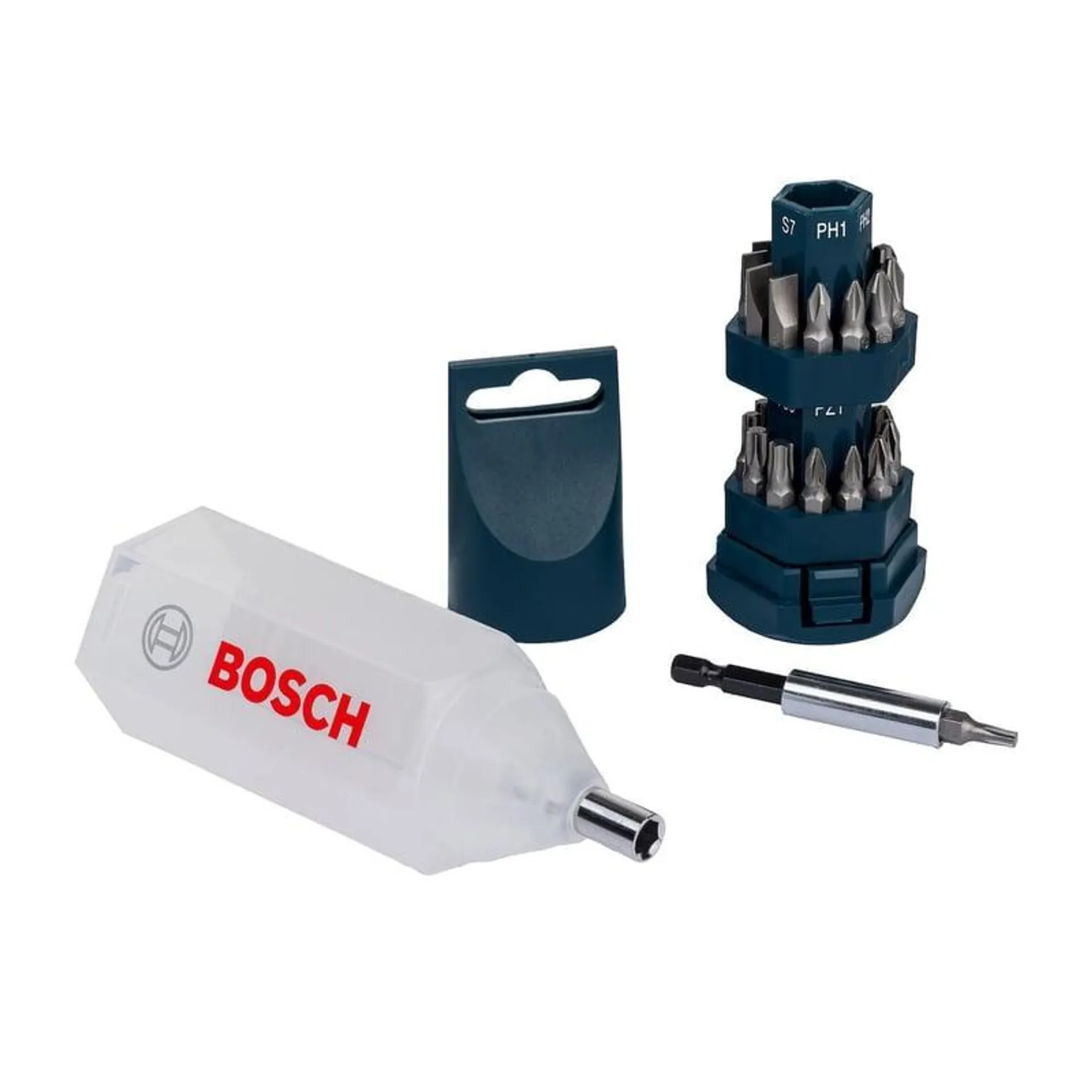 Set de Accesorios Atornilladores y Puntas Big Bit 25 Piezas Bosch