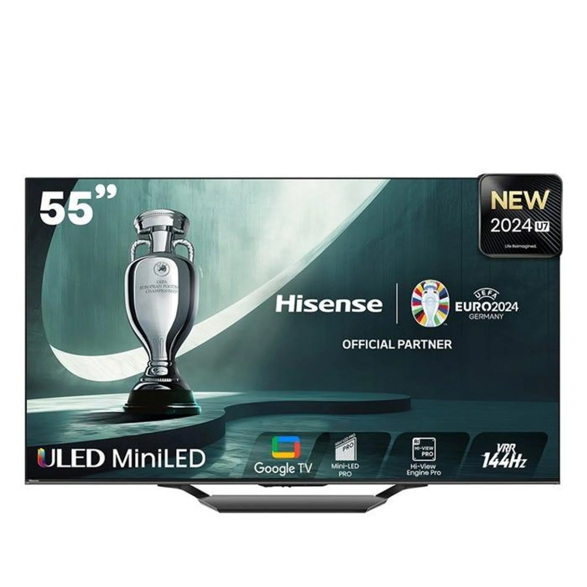 TV Hisense 55" UHD 4K QLED Google TV 55U7N