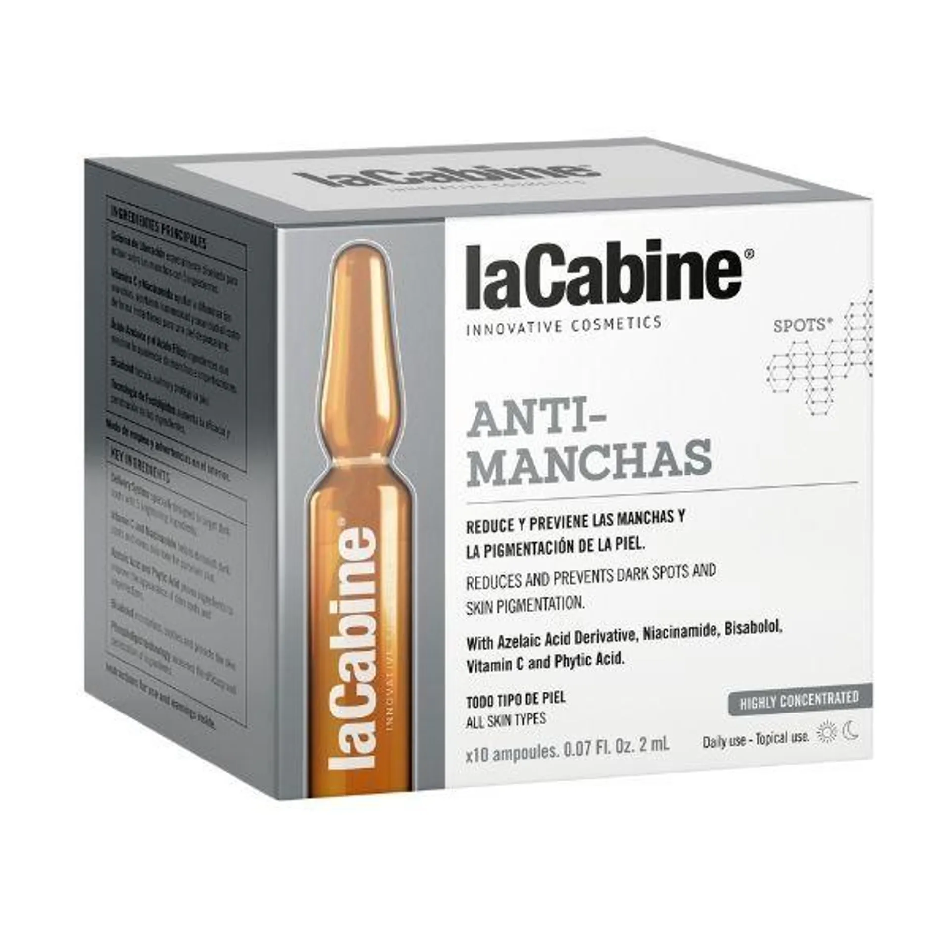 Ampollas Facial LaCabine Anti-Manchas - Caja 10 UN