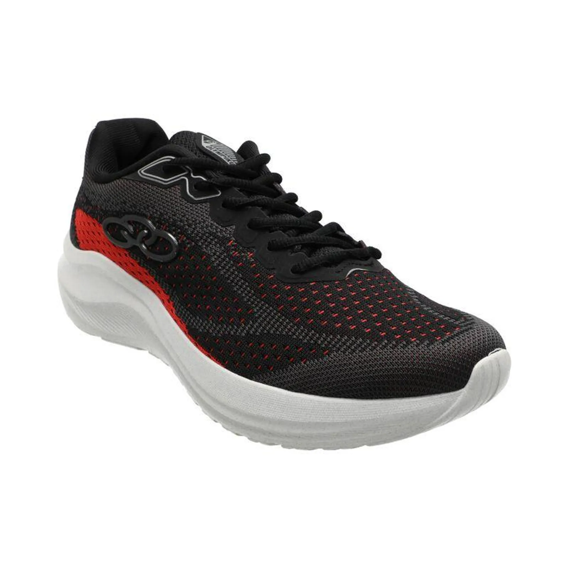 Zapatillas Soma-237 Gris Oscuro/Rojo