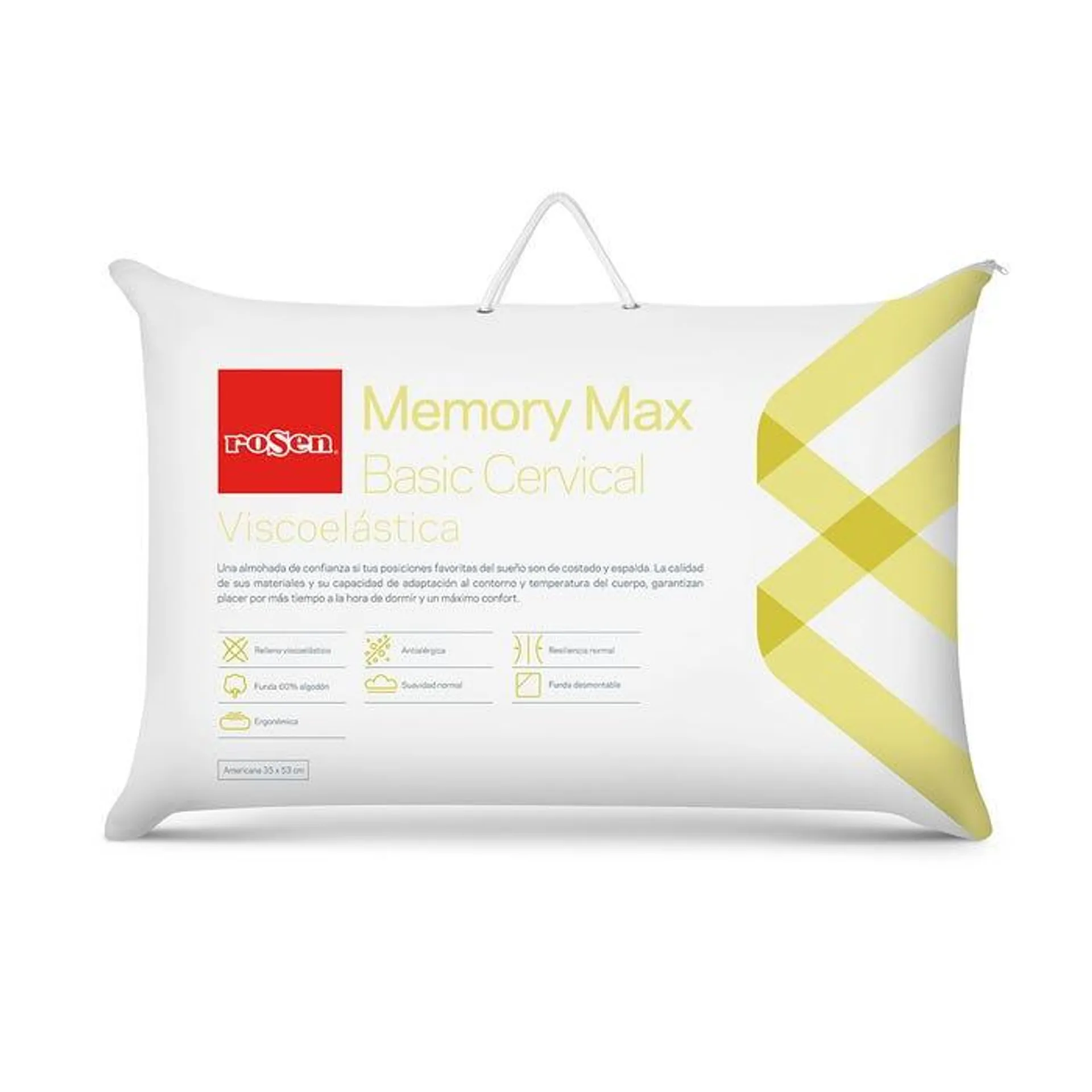 Almohada Viscoelástica Memory Max Cervical