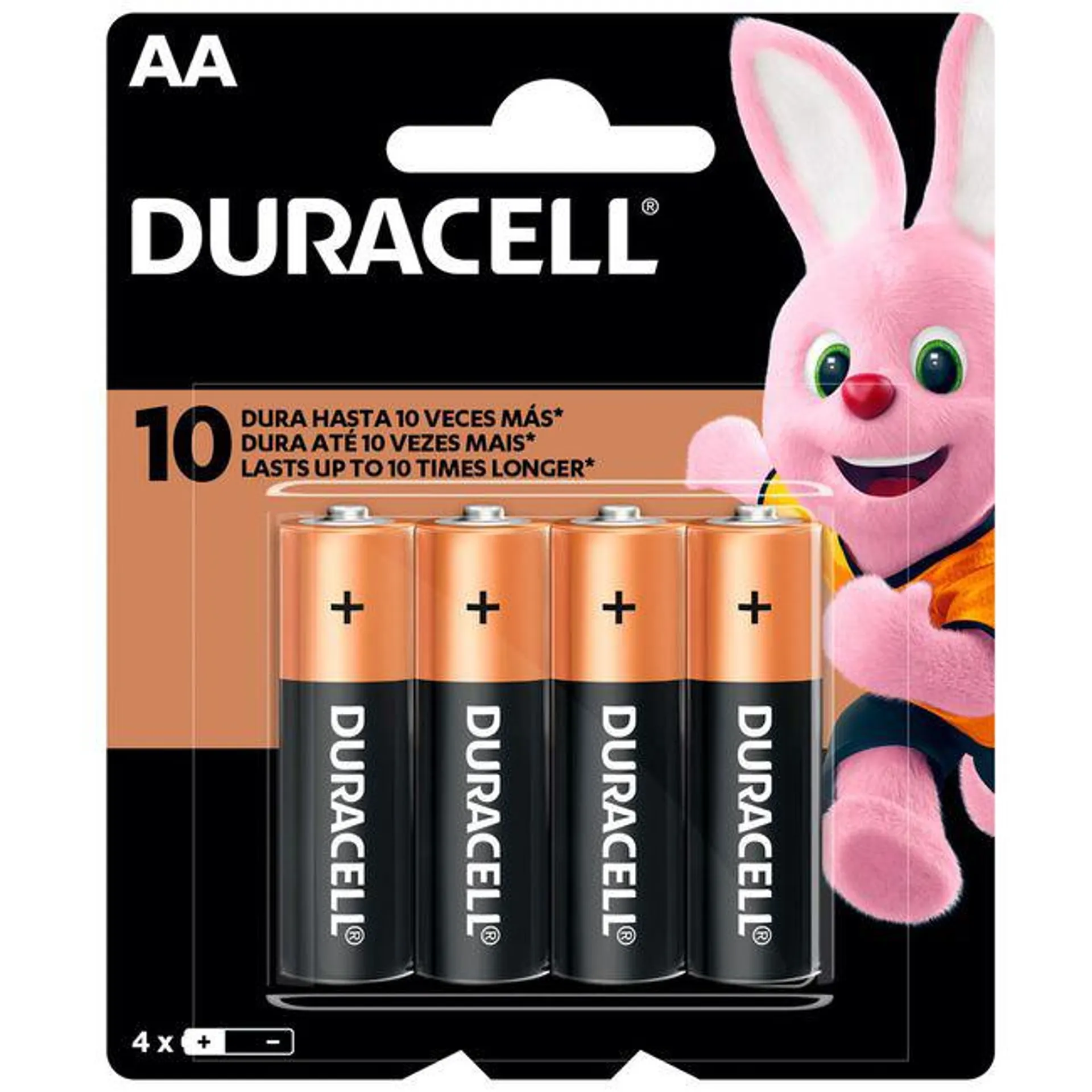 Pilas DURACELL AA Blister 4un