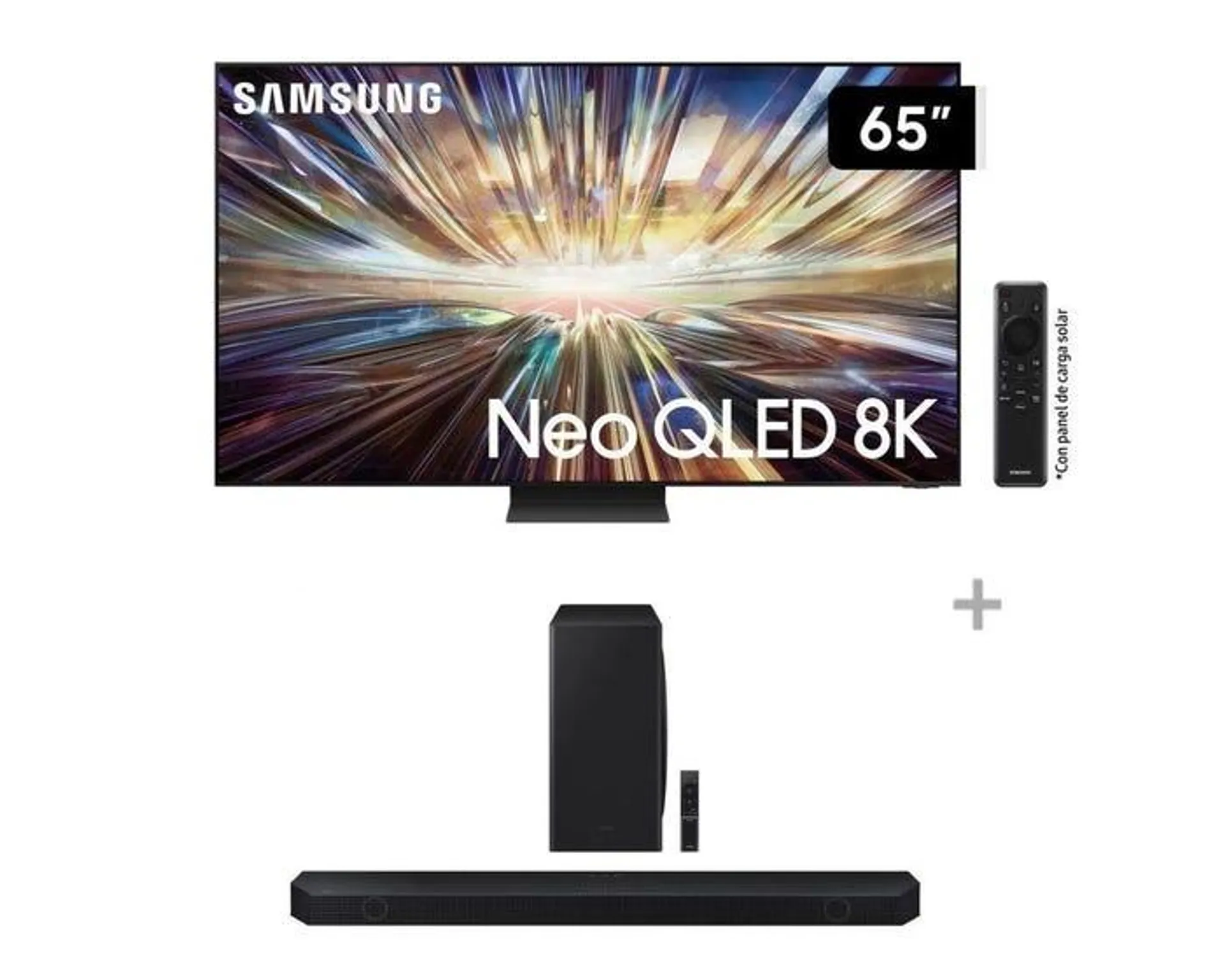 Televisor Samsung Smart TV 65" NEO QLED 8K QN65QN800DGXPE + Soundbar Samsung Wifi + Bluetooth 5.1.2 CH HW-Q800D (2024)