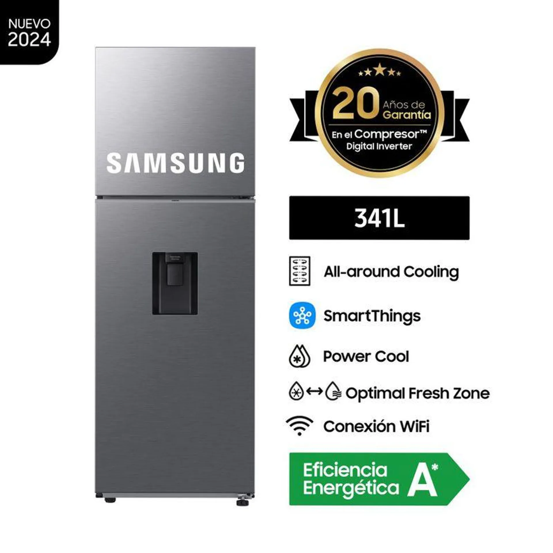 Refrigeradora Samsung TMF 341L RT35DG5720S9/PE