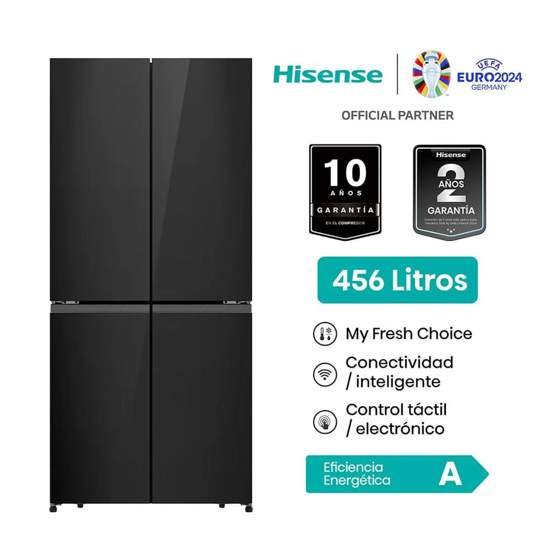 Refrigeradora Hisense 4door 456L RQ5P470NE1A